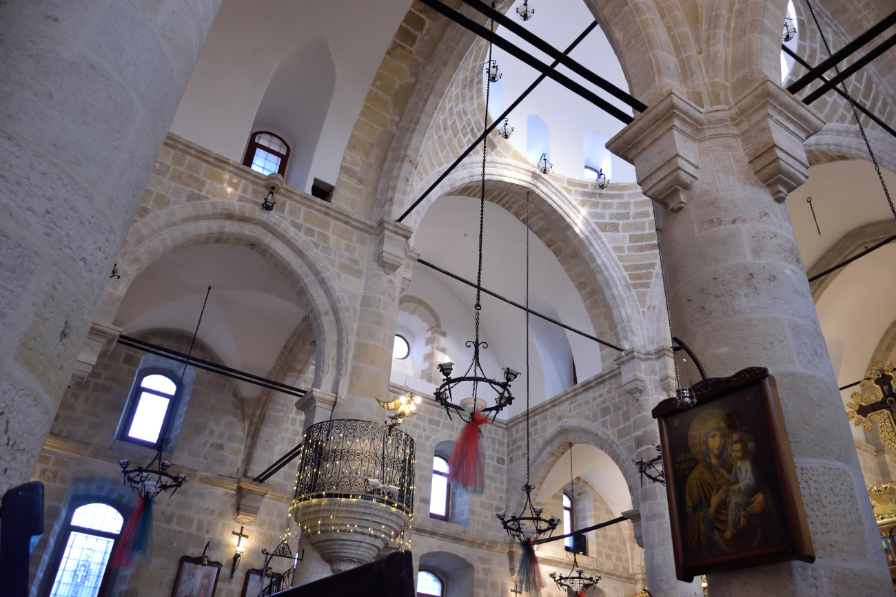 Interior of the saints Peter and Paul Orthodox church in Antioch