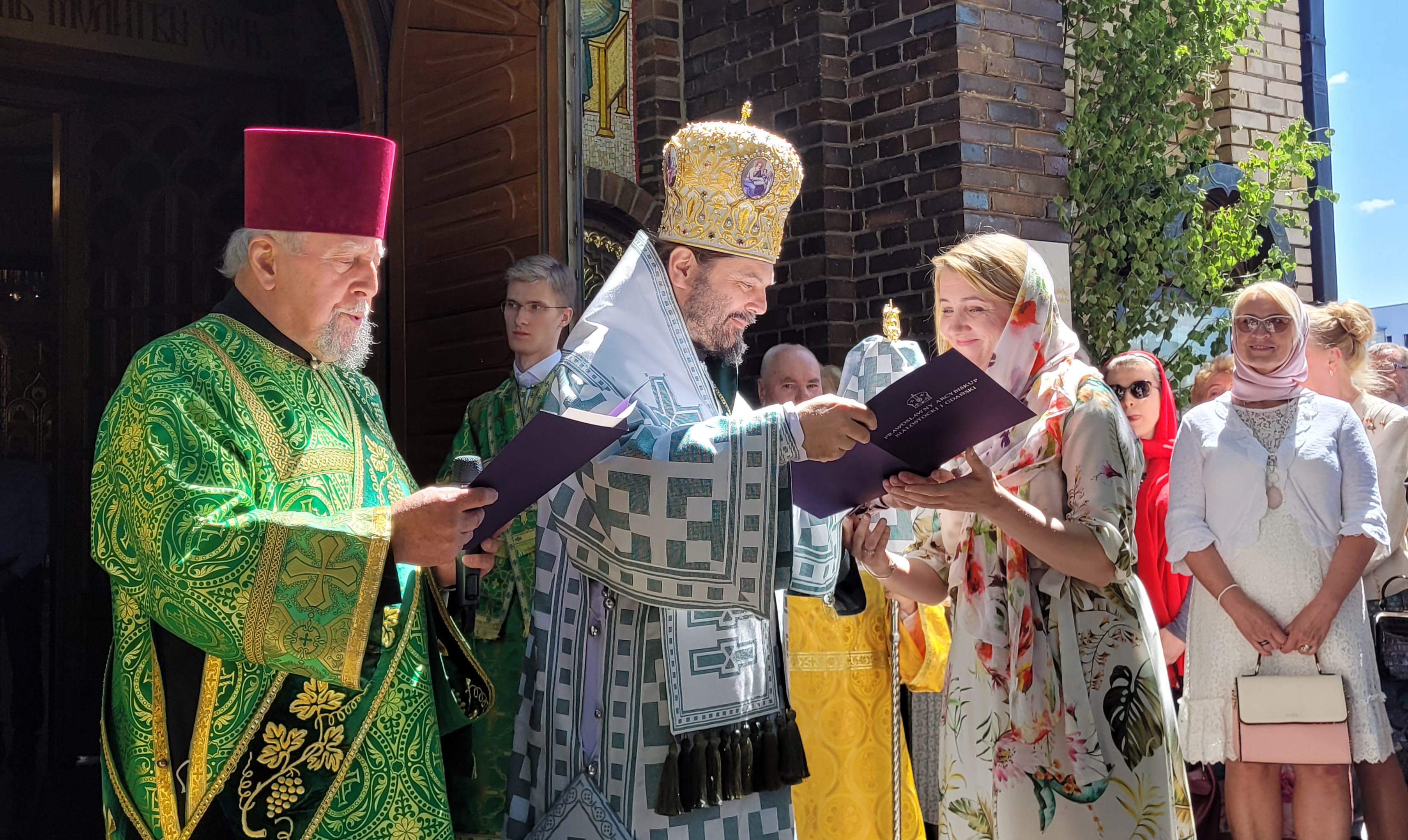 The Holy Spirit feast in the Holy Spirit church in Białystok