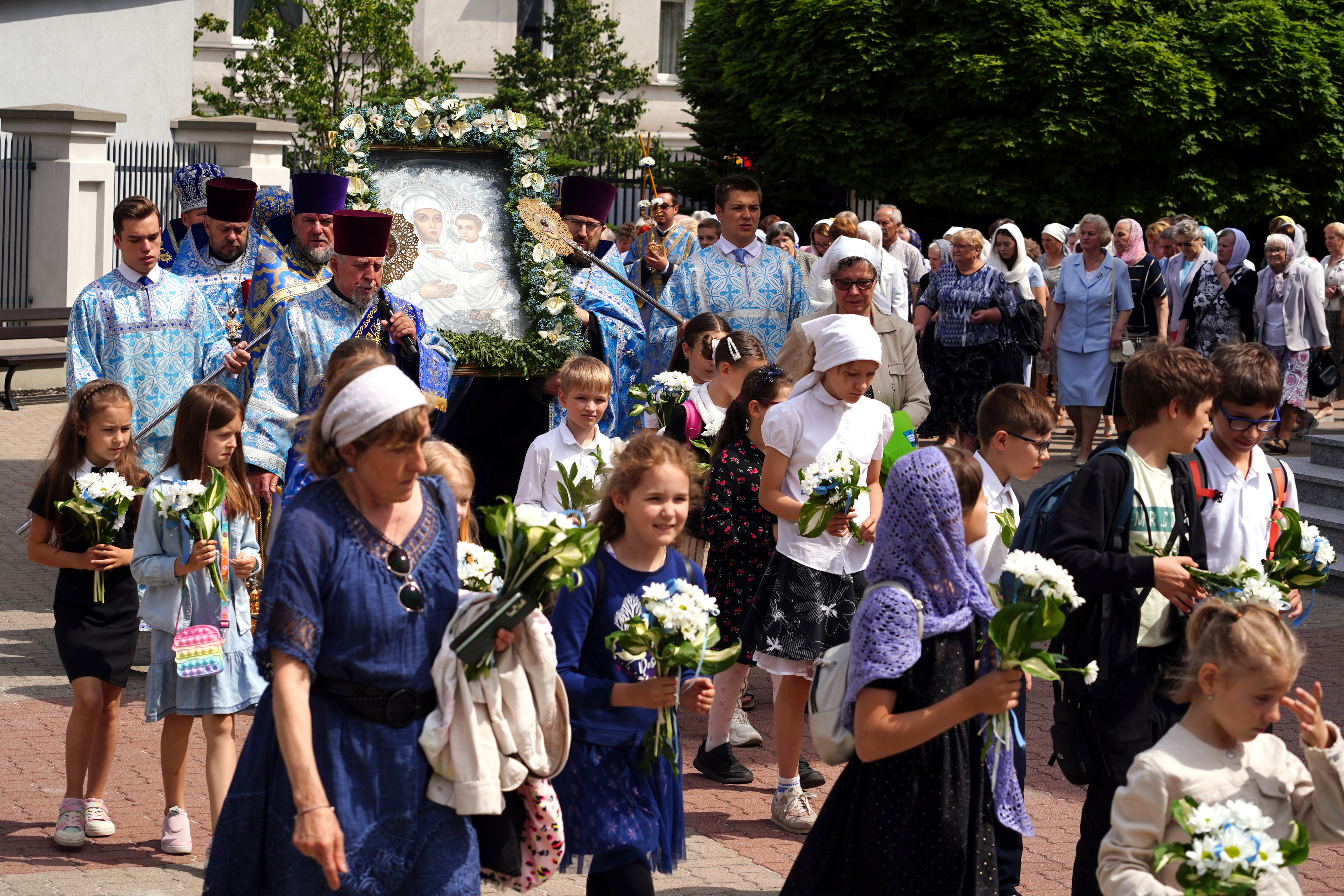 The feast of Białostocka Icon of the Mother of God in St. Nicholas Cathedral in Bialystok