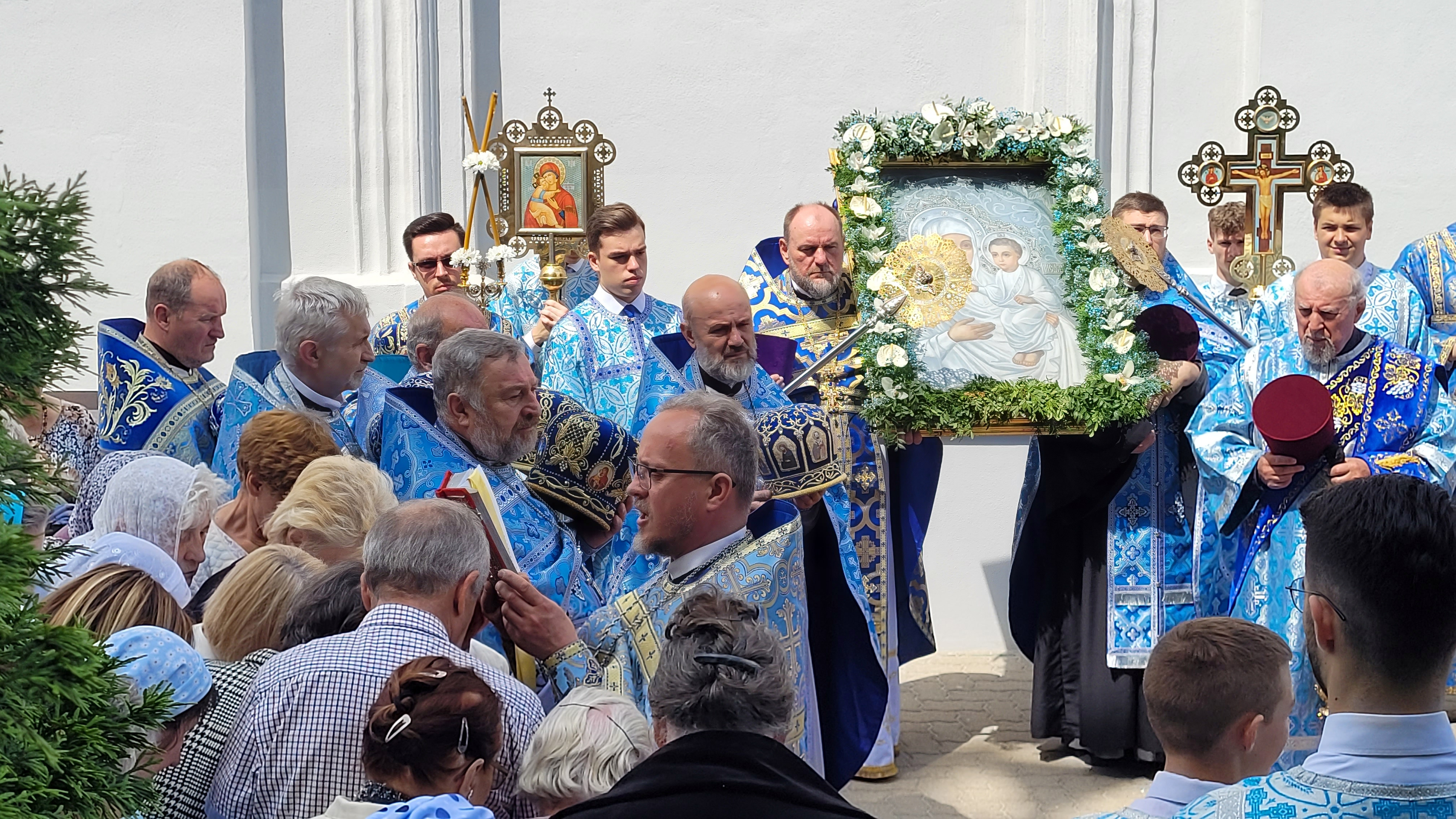 The feast of Białostocka Icon of the Mother of God in St. Nicholas Cathedral in Bialystok