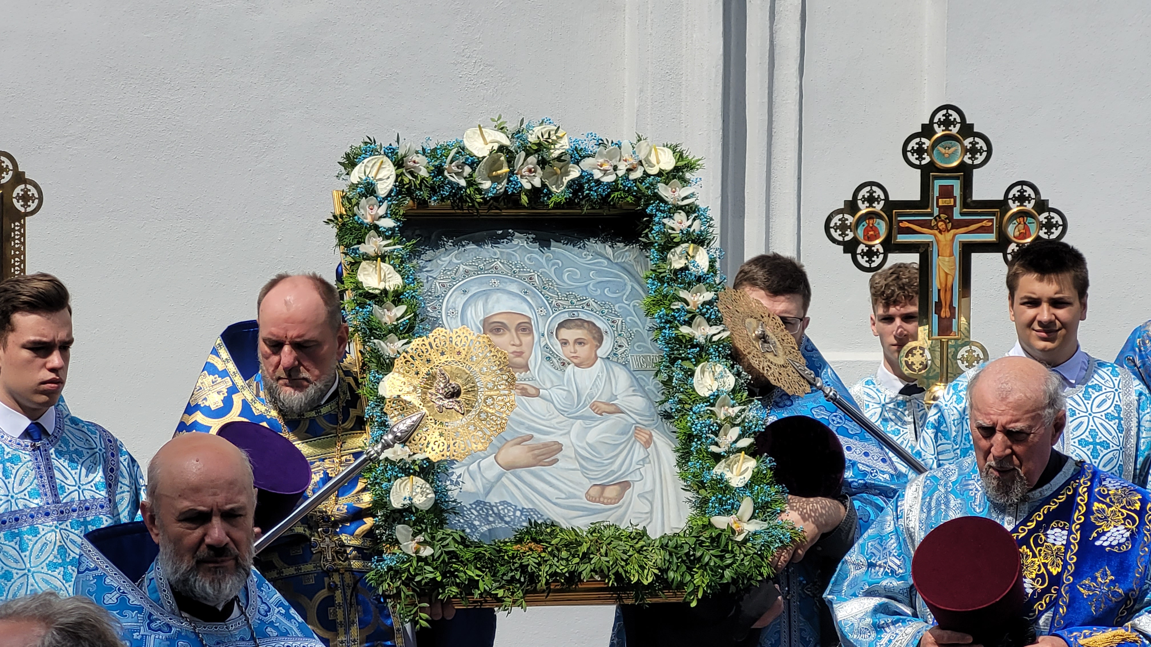 The feast of Białostocka Icon of the Mother of God in St. Nicholas Cathedral in Bialystok
