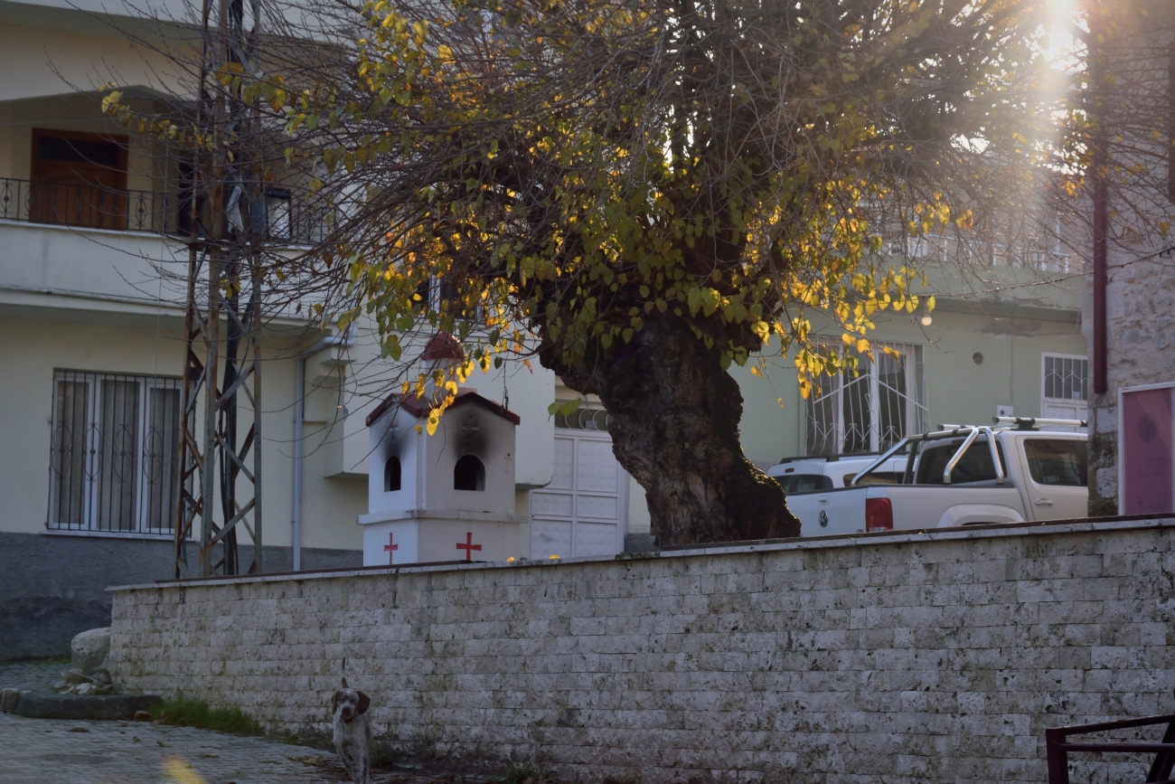 Chapel in Arab-Turkish Orthodox village Tokacli, January 2023