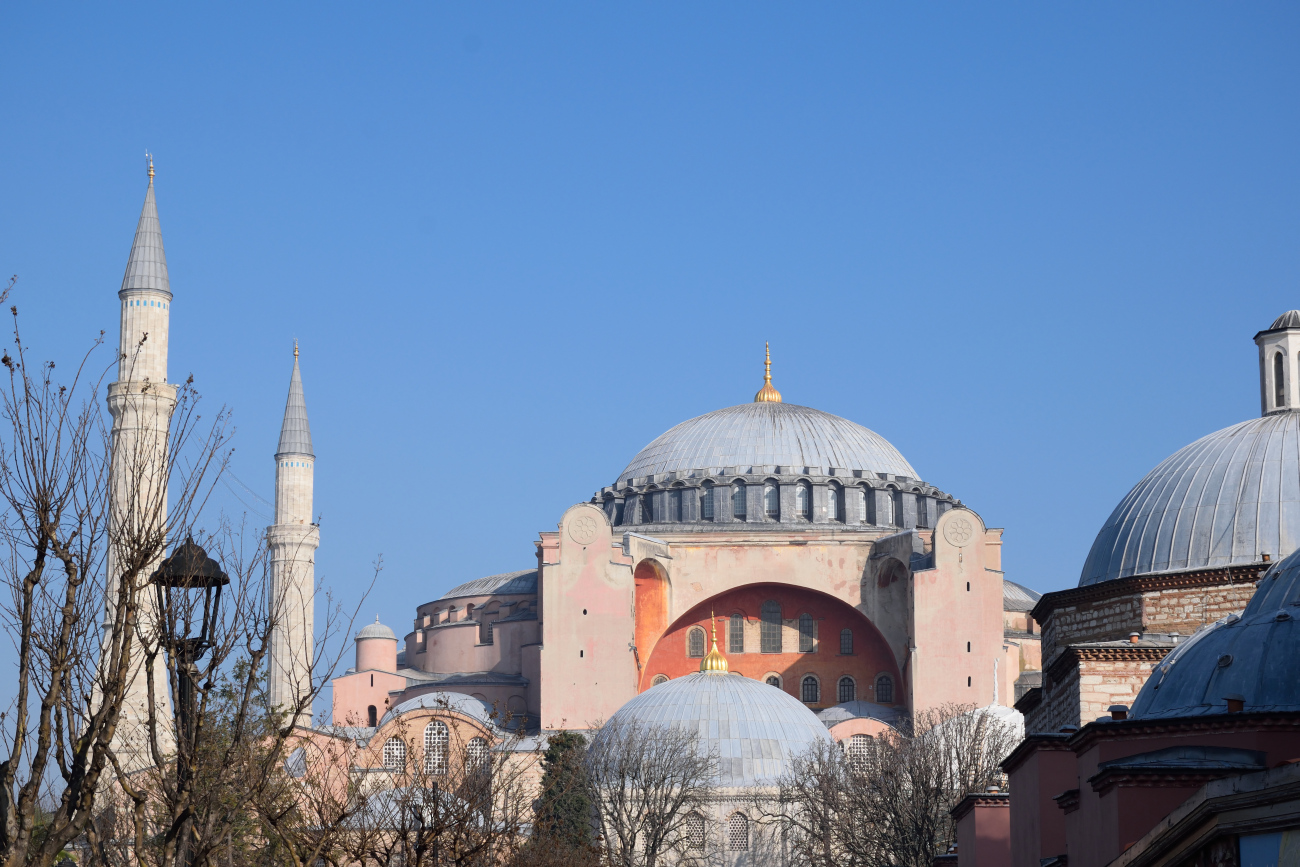 Hagia Sophia w ciągu dnia, 2023