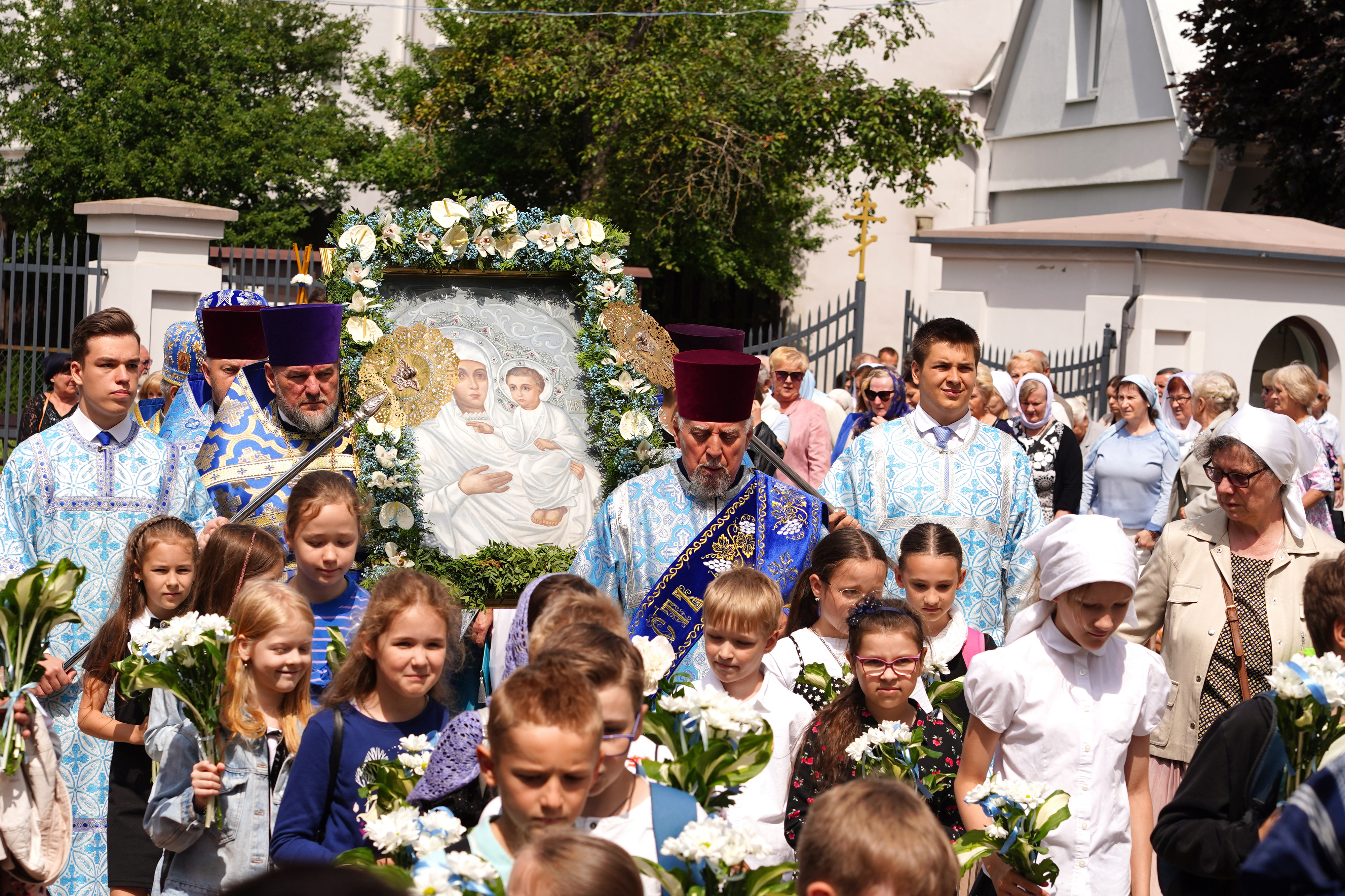 The feast of Białostocka Icon of the Mother of God in St. Nicholas Cathedral in Bialystok