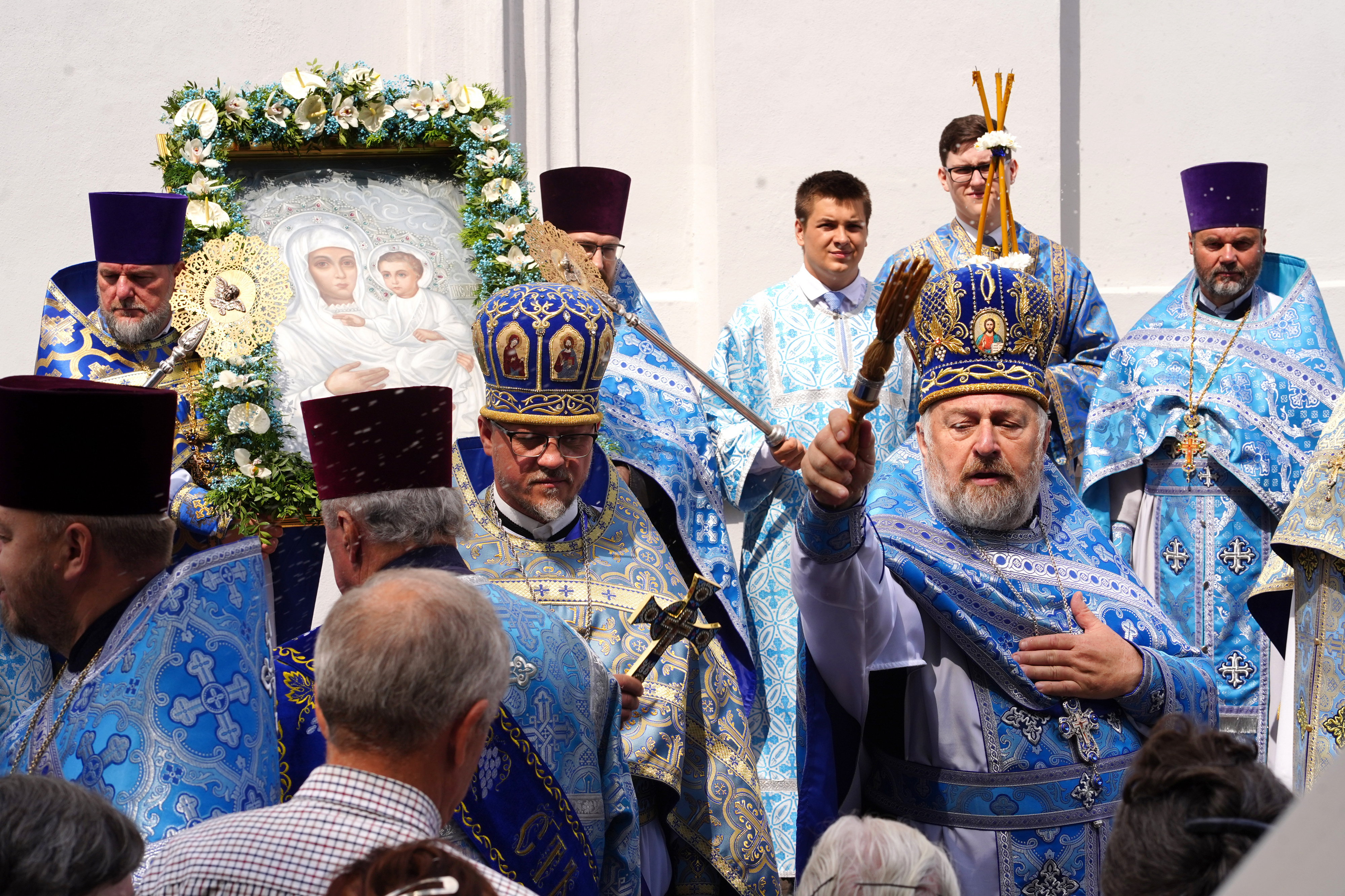 The feast of Białostocka Icon of the Mother of God in St. Nicholas Cathedral in Bialystok