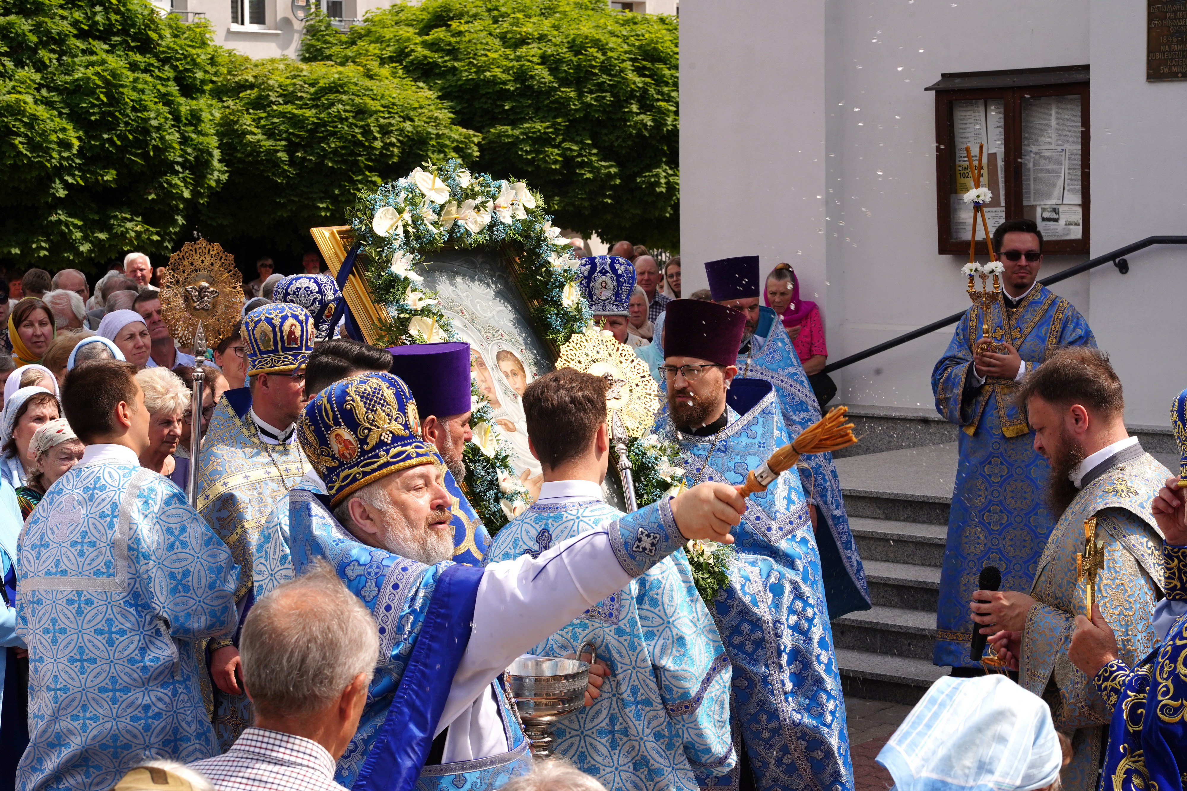 The feast of Białostocka Icon of the Mother of God in St. Nicholas Cathedral in Bialystok