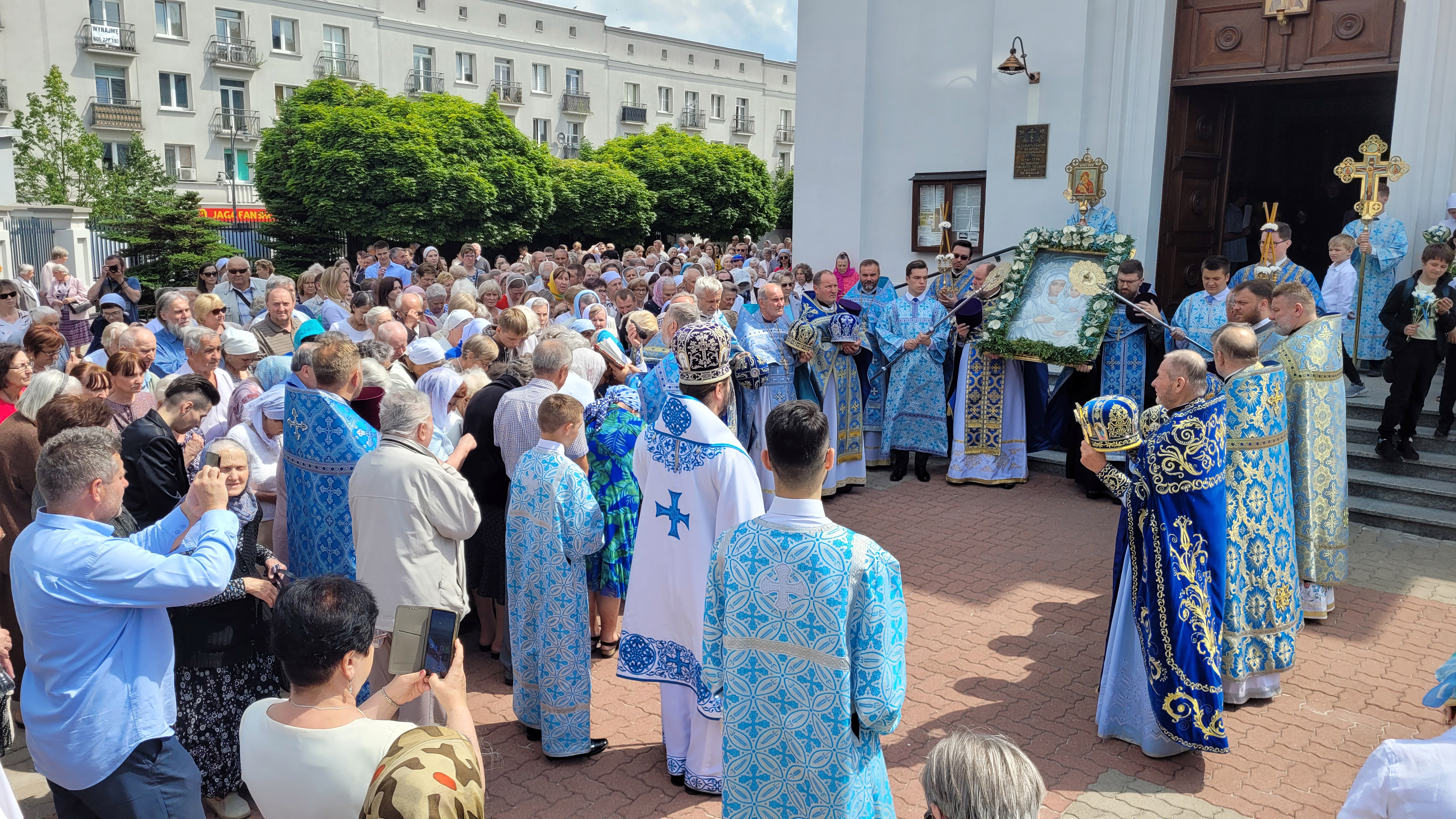The feast of Białostocka Icon of the Mother of God in St. Nicholas Cathedral in Bialystok