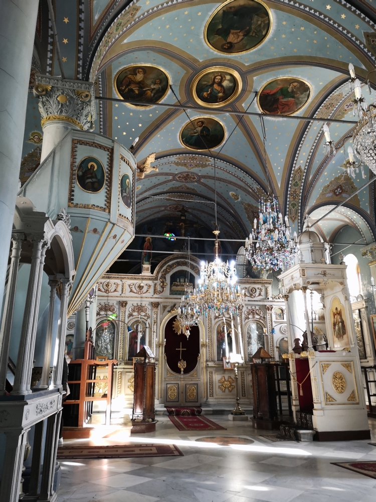 Interior of st. George monastery, Buyukada