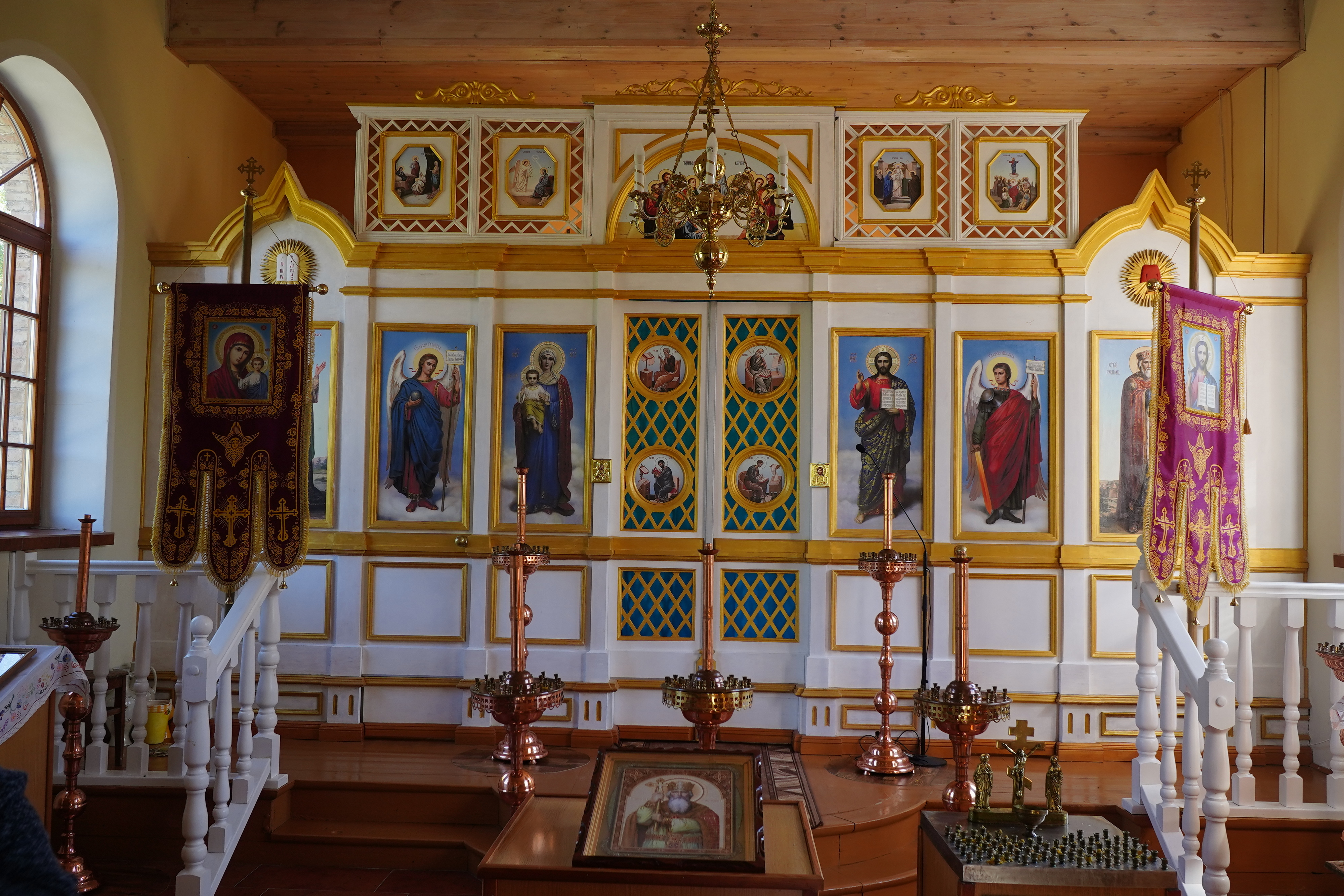 The Orthodox cementary church in Ostrów Północny