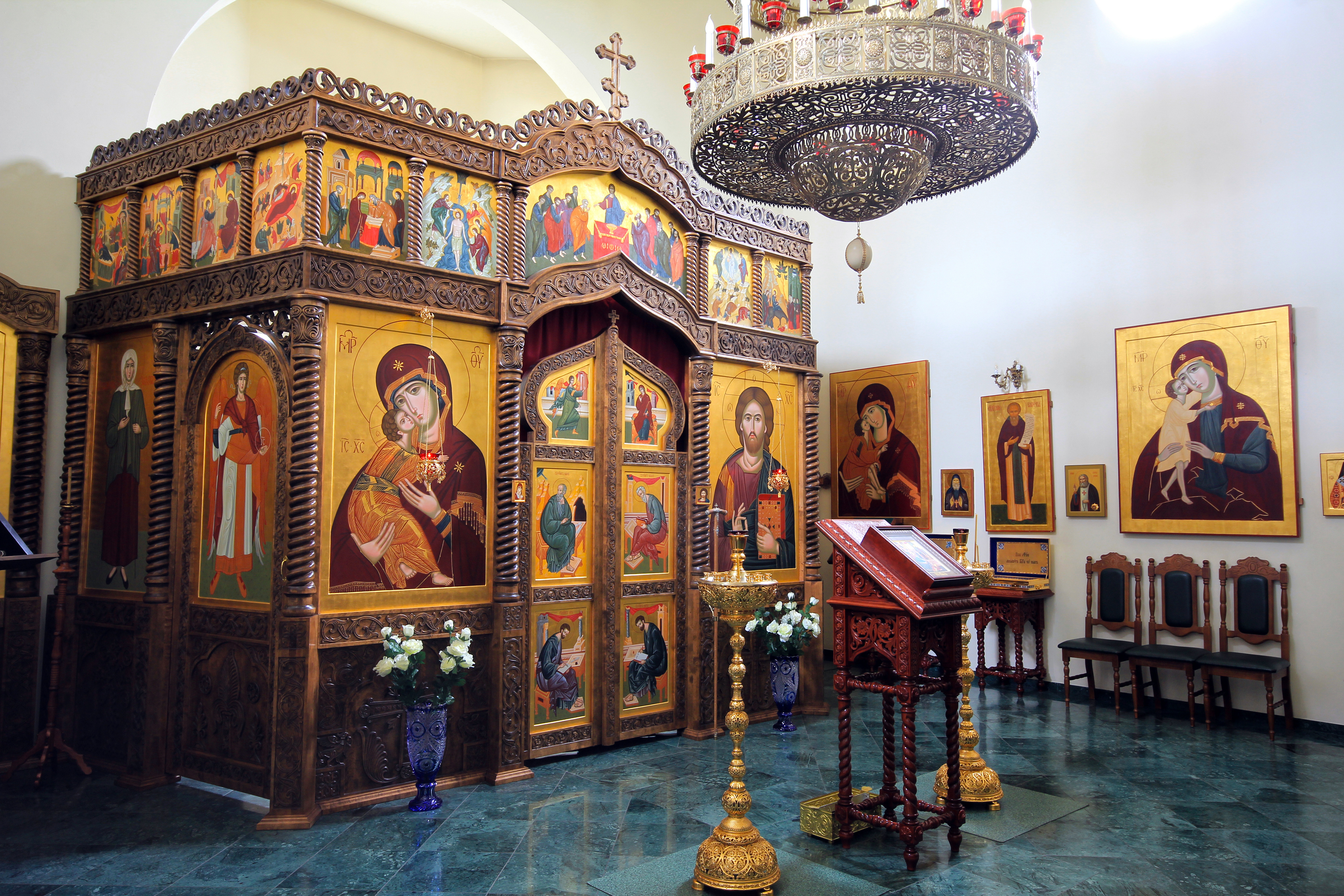 The home church in Zwierki Convent