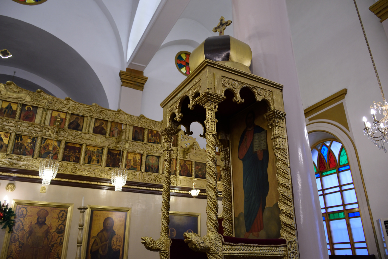 Biskupi tron - cerkiew św. Mikołaja w Iskenderun (Patriarchat Antiocheński)