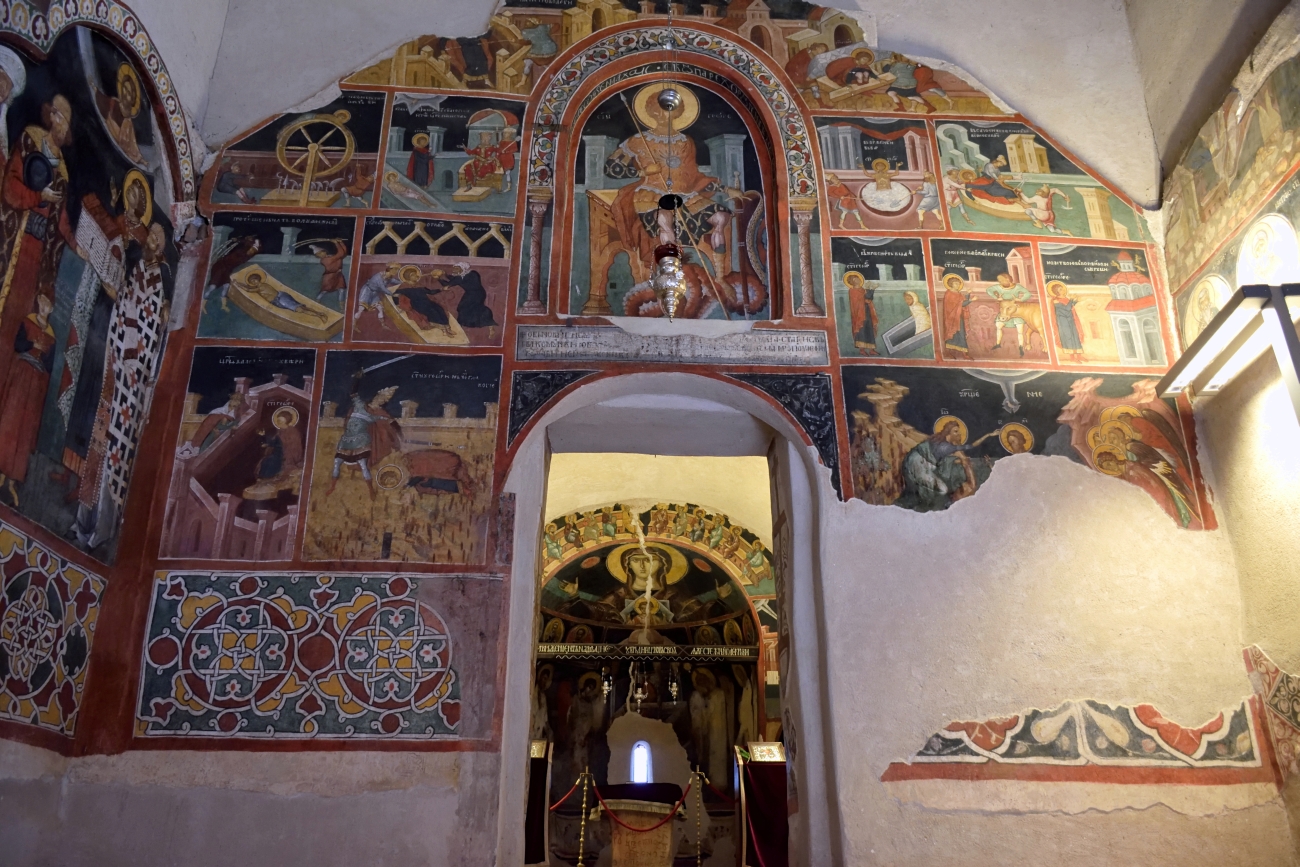 Freski na wejście do kremikowskiego monasteru