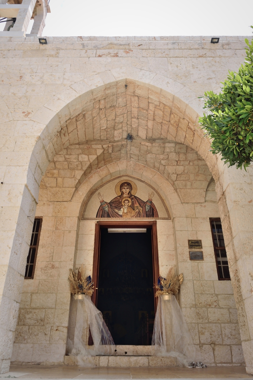 Entrance to An-Nouriyyeh monastery, 2022