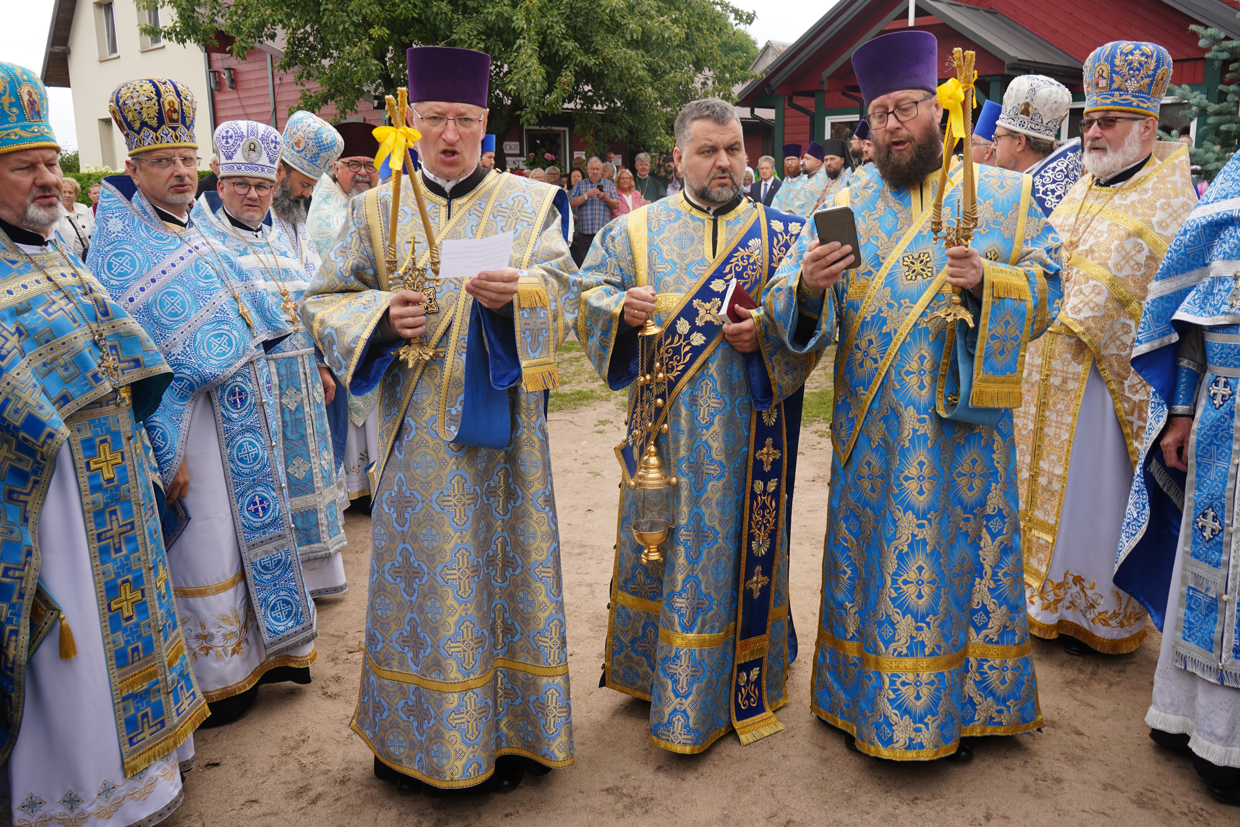 The feast in Zaleszany Convent