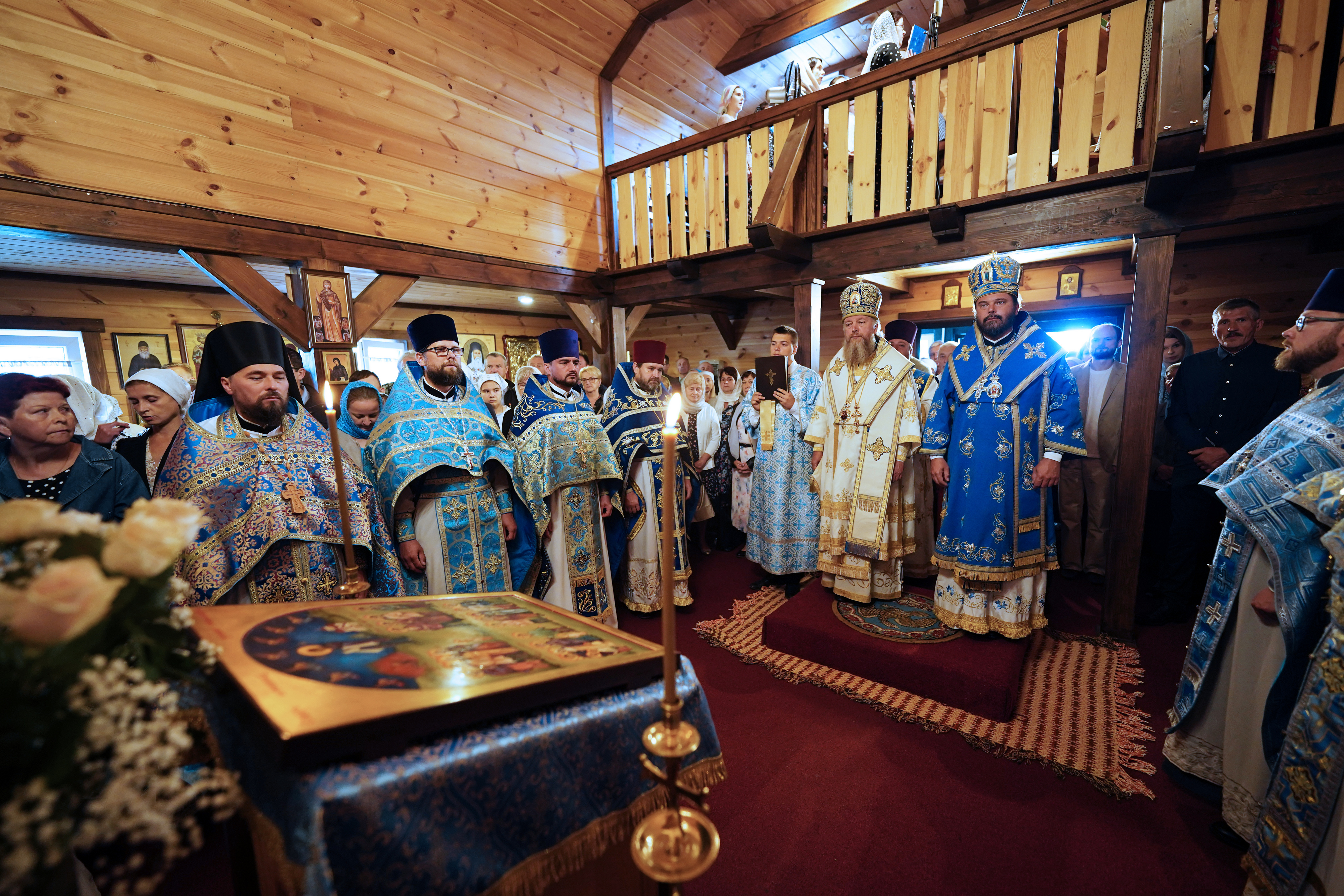 The feast in Zaleszany Convent