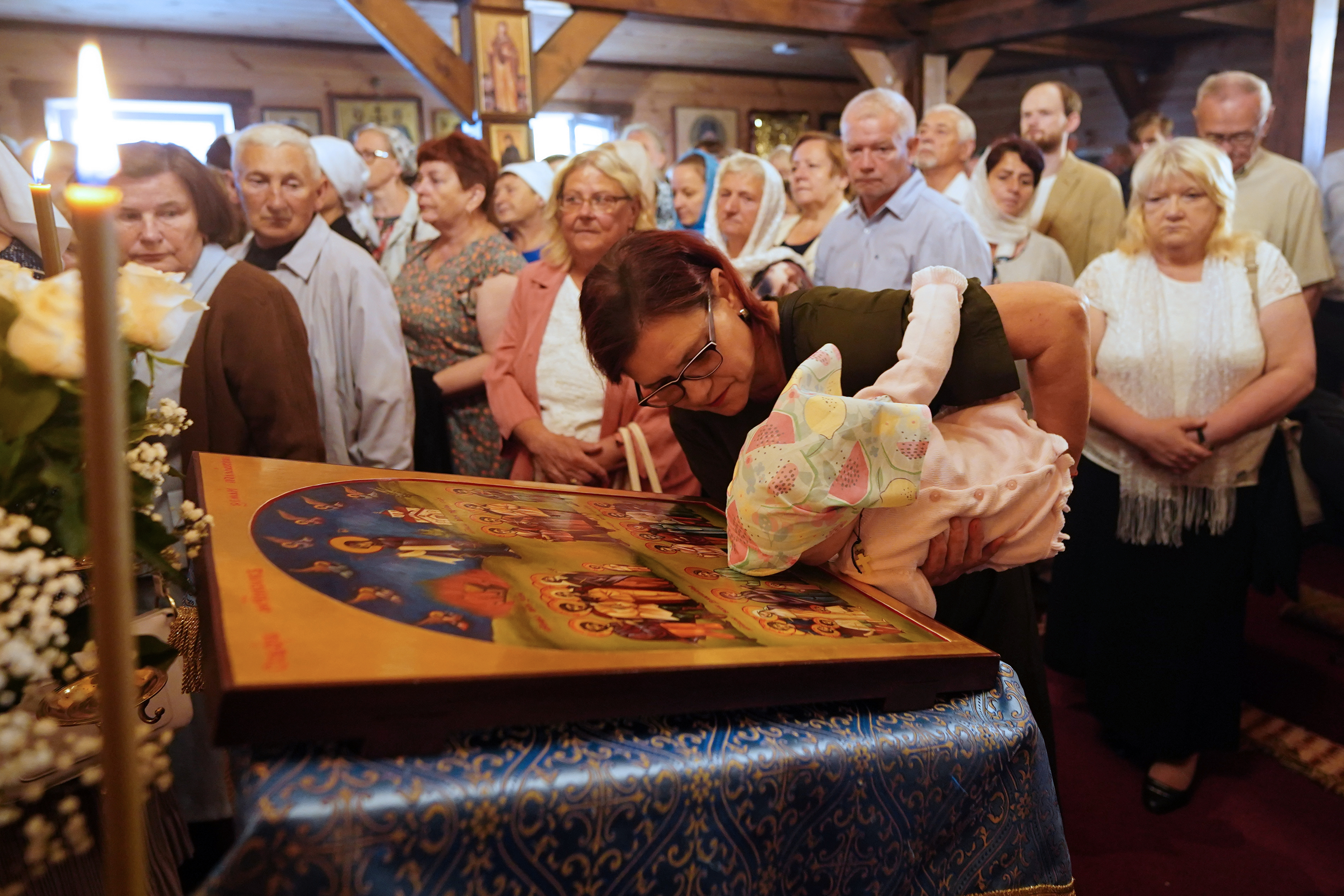 The feast in Zaleszany Convent