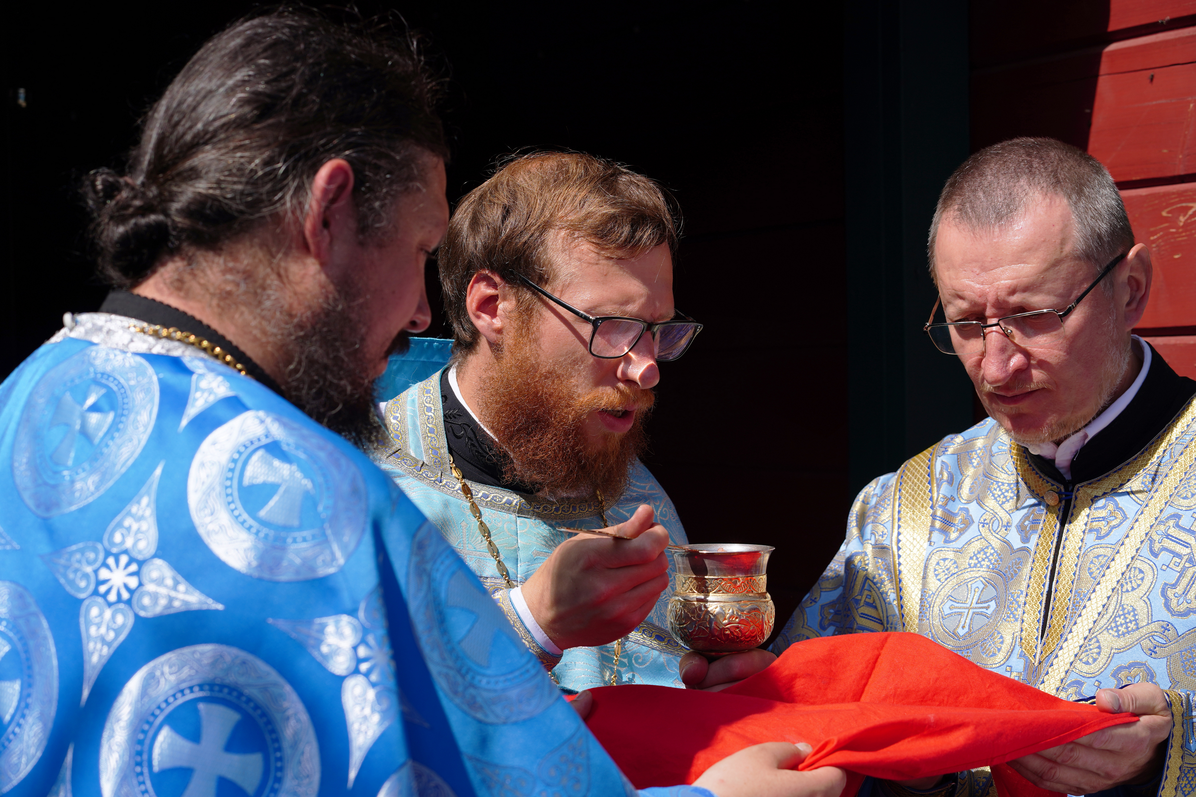 The feast in Zaleszany Convent