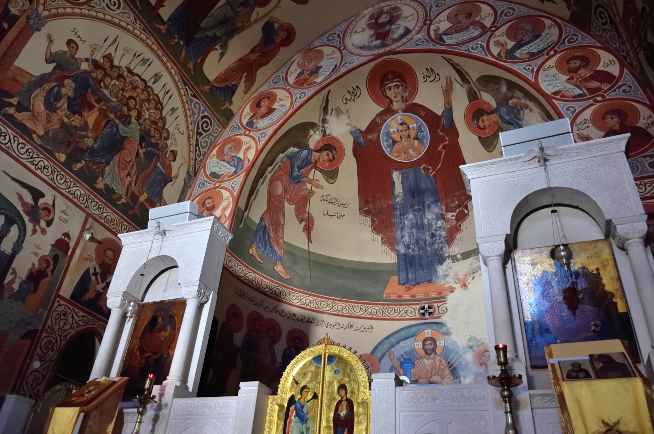 Ikonostas monasteru Sajjidat an-Natur