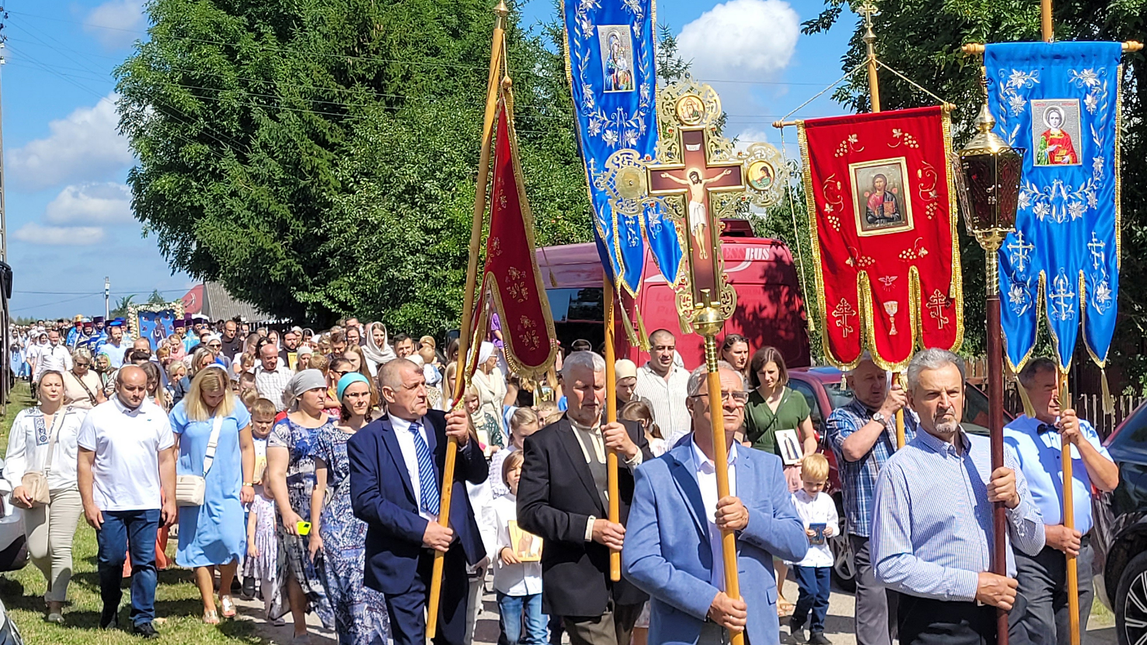 The feast in Zaleszany Convent