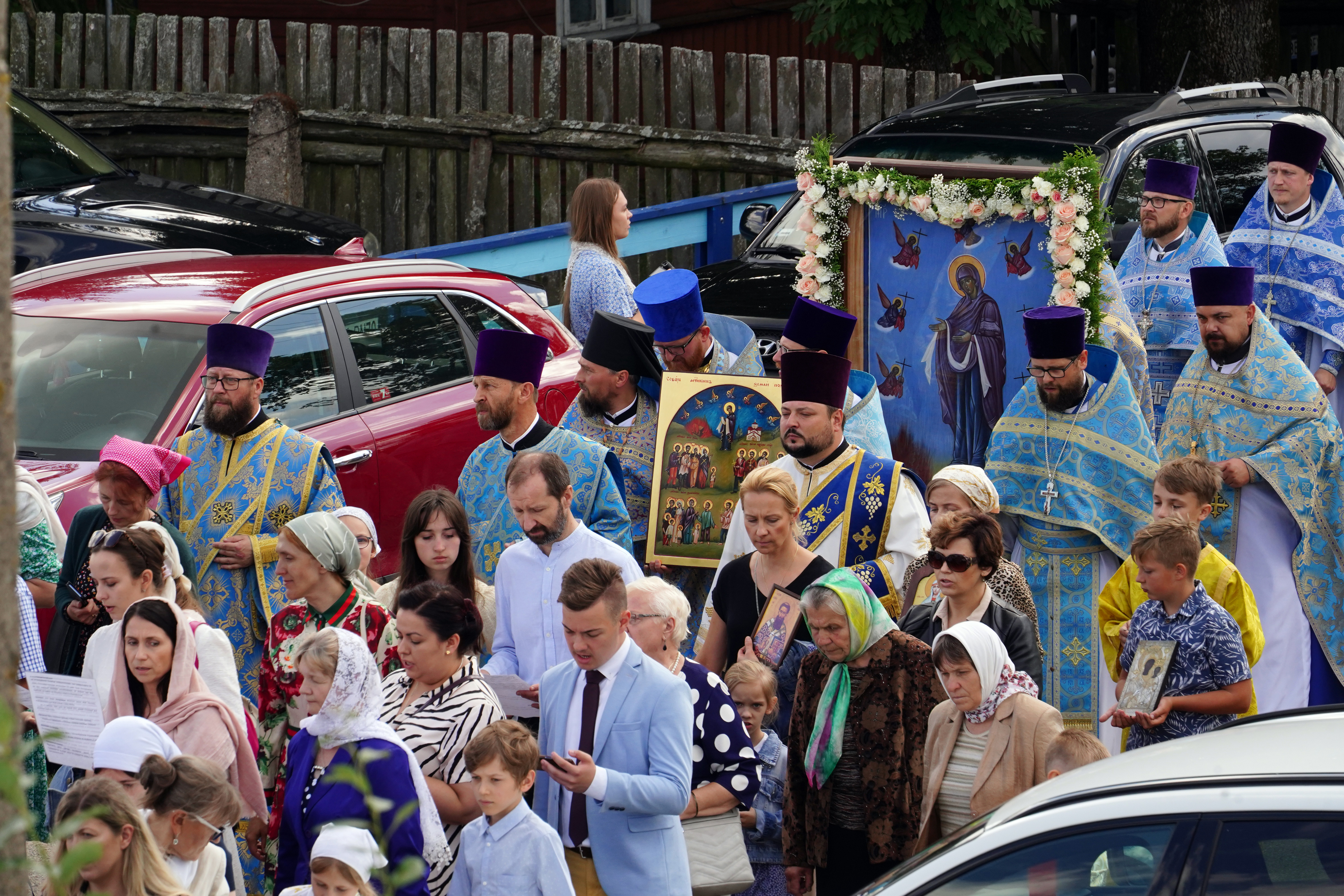 The feast in Zaleszany Convent