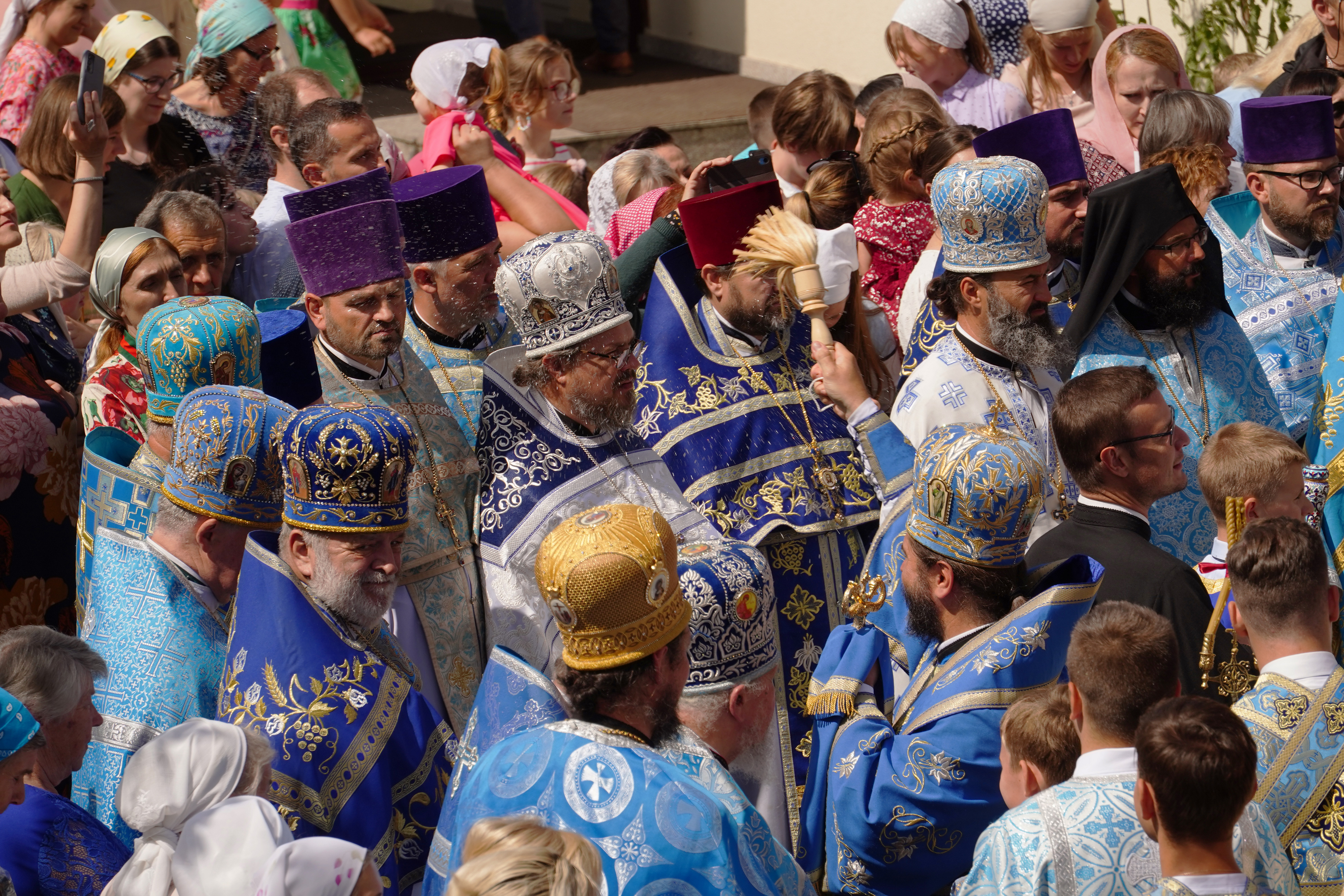 The feast in Zaleszany Convent
