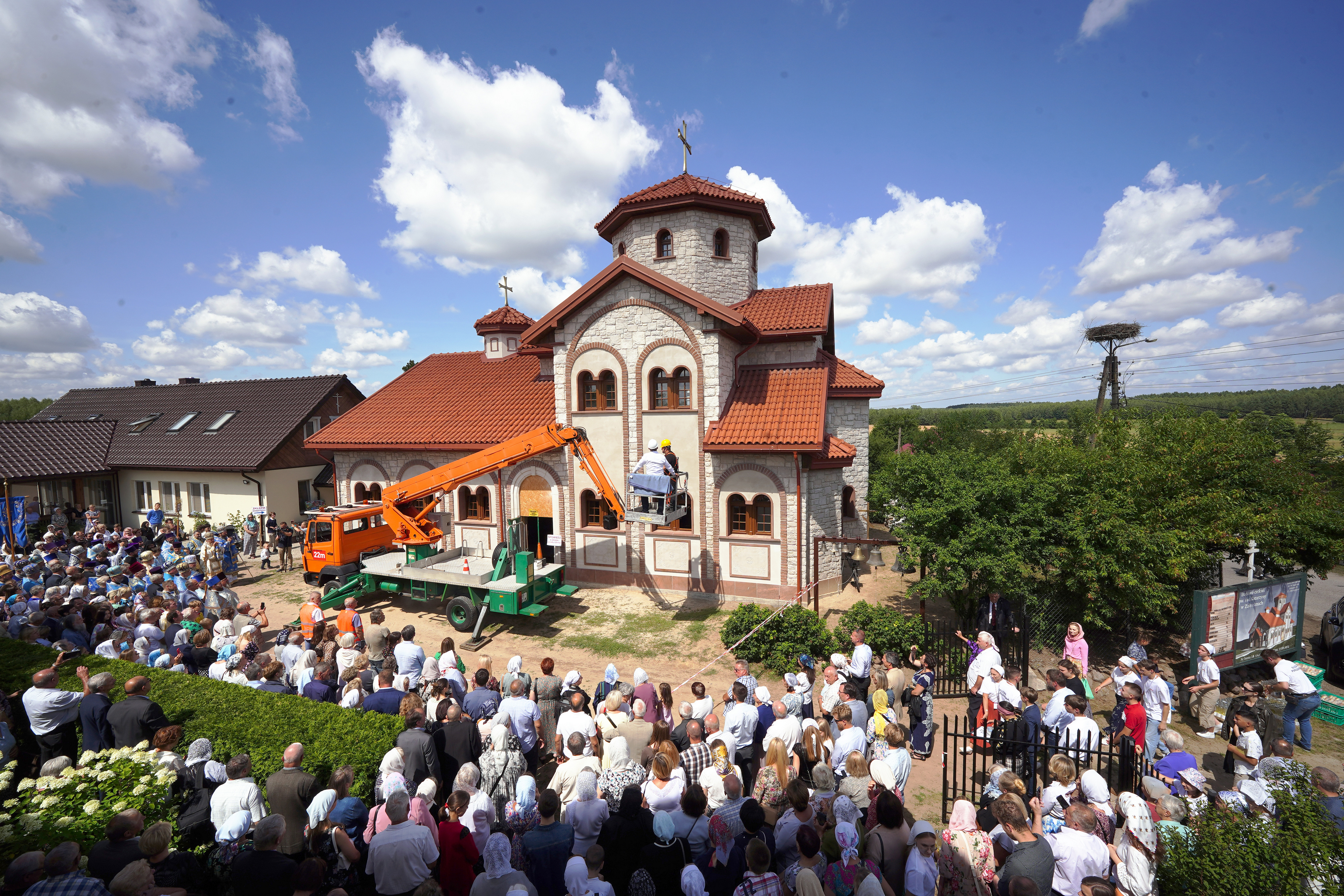 The feast in Zaleszany Convent