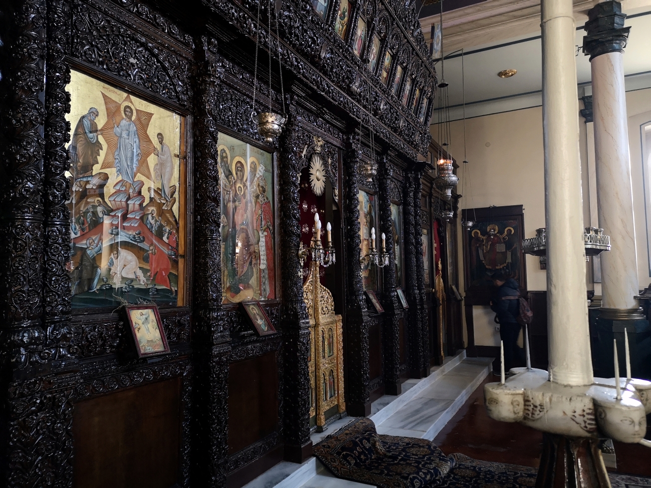Ikonostas monasteru Przemienienia Pańskiego na Buyukadzie