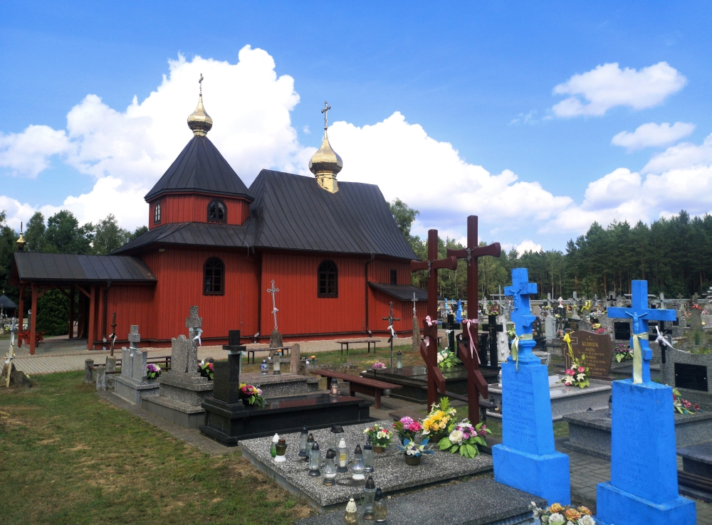 The church and the graves, Czeremcha-Wieś 2023