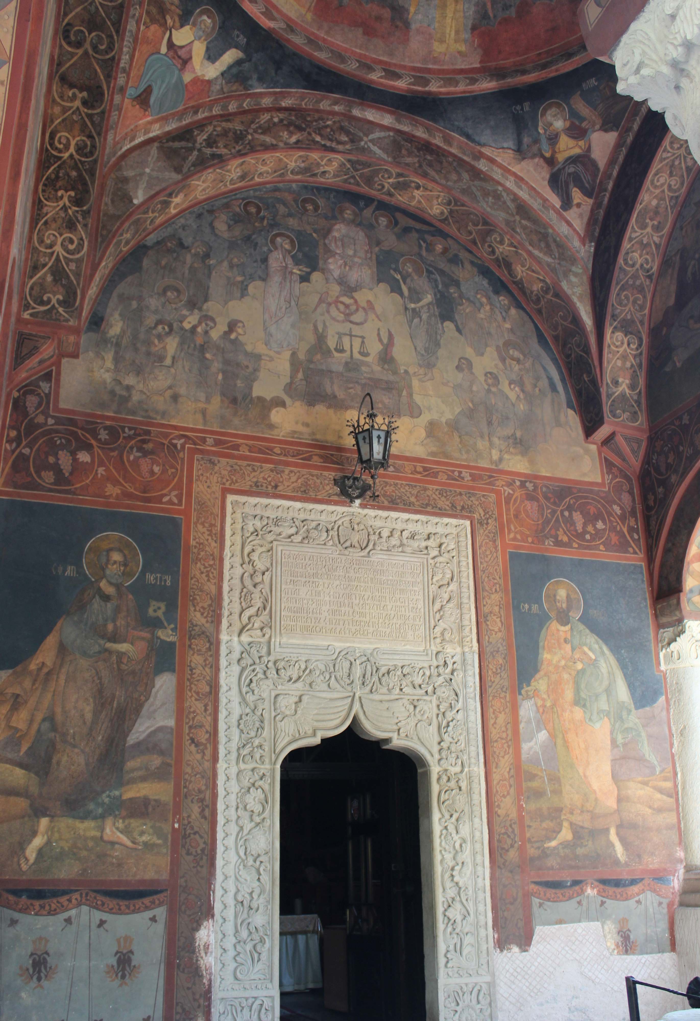 Fresco of an old church from Bucharest