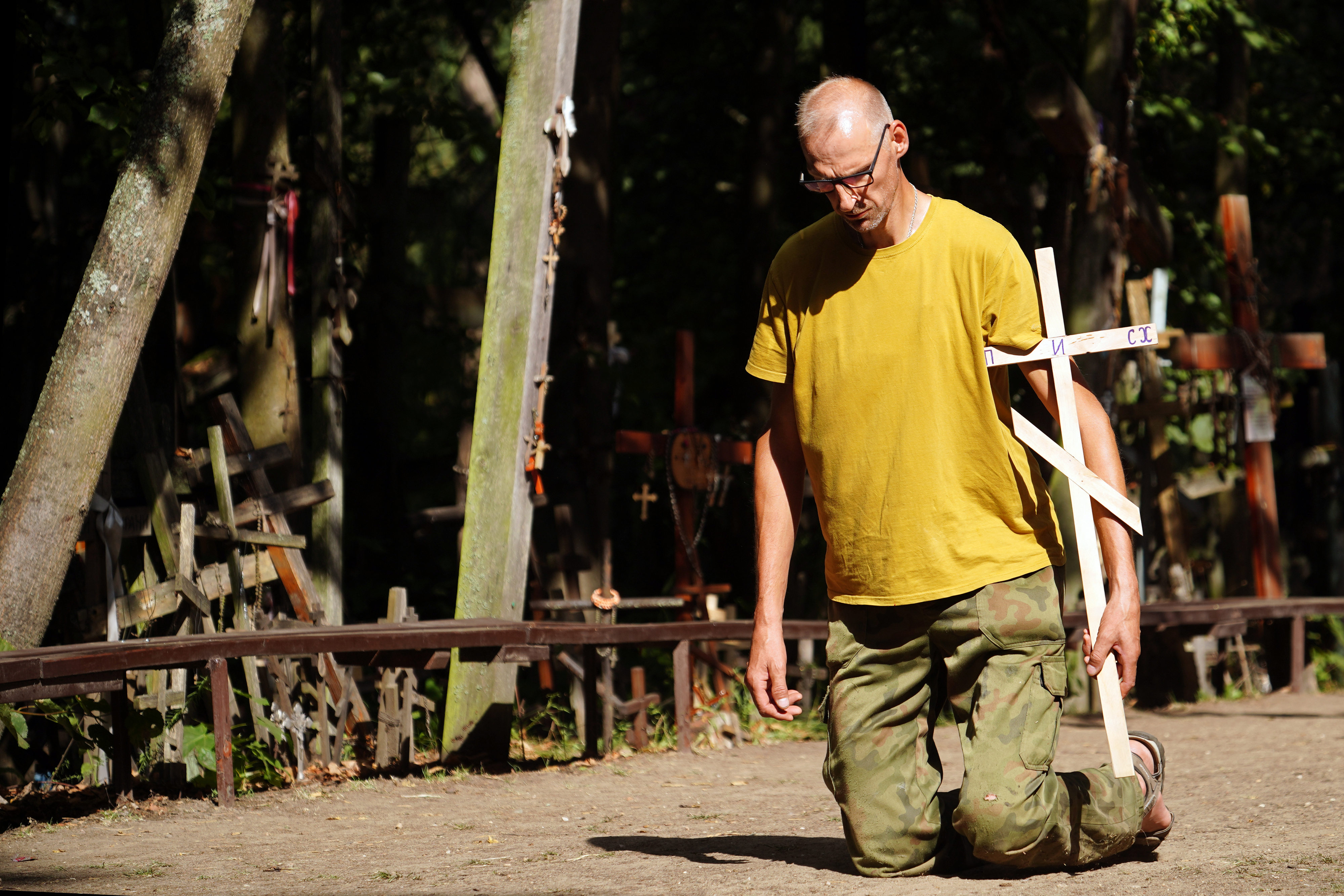 Pilgrims at Holy Mountain of Grabarka 