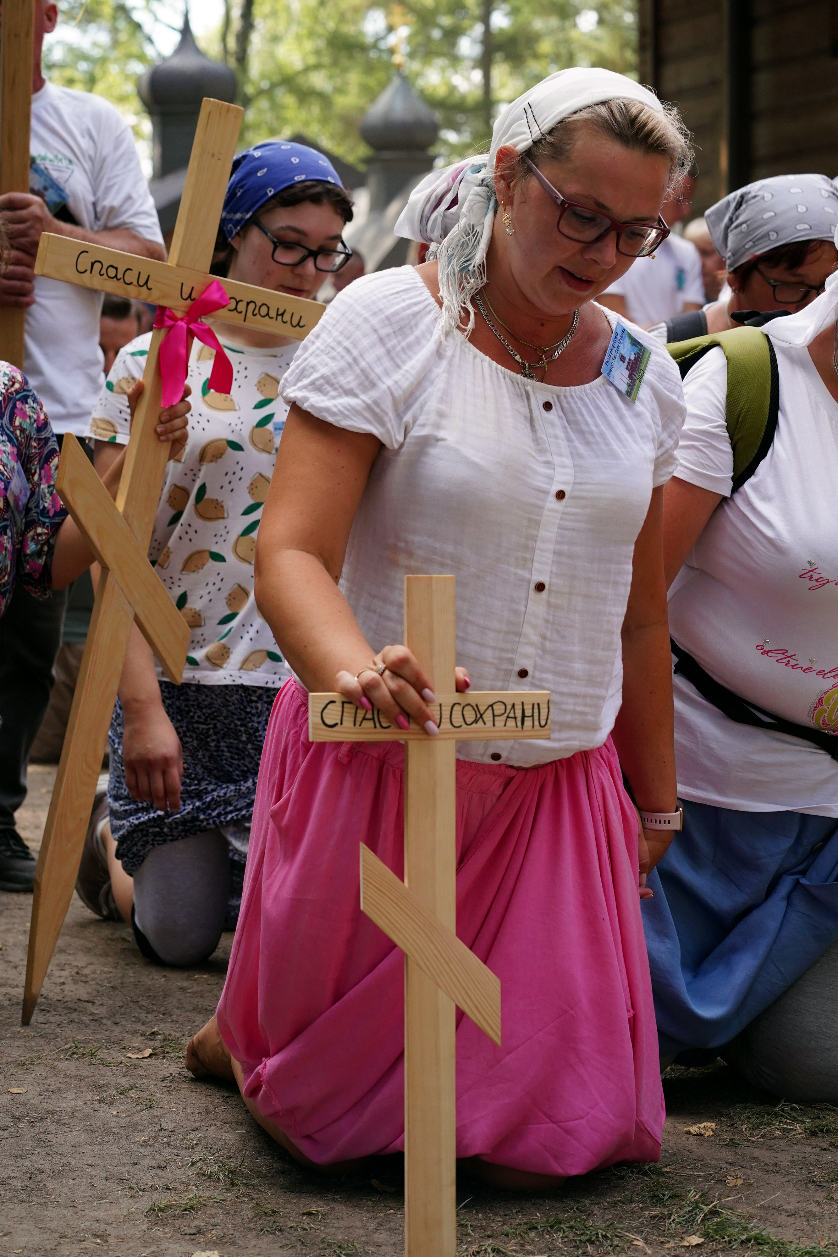 Pilgrims at Holy Mountain of Grabarka