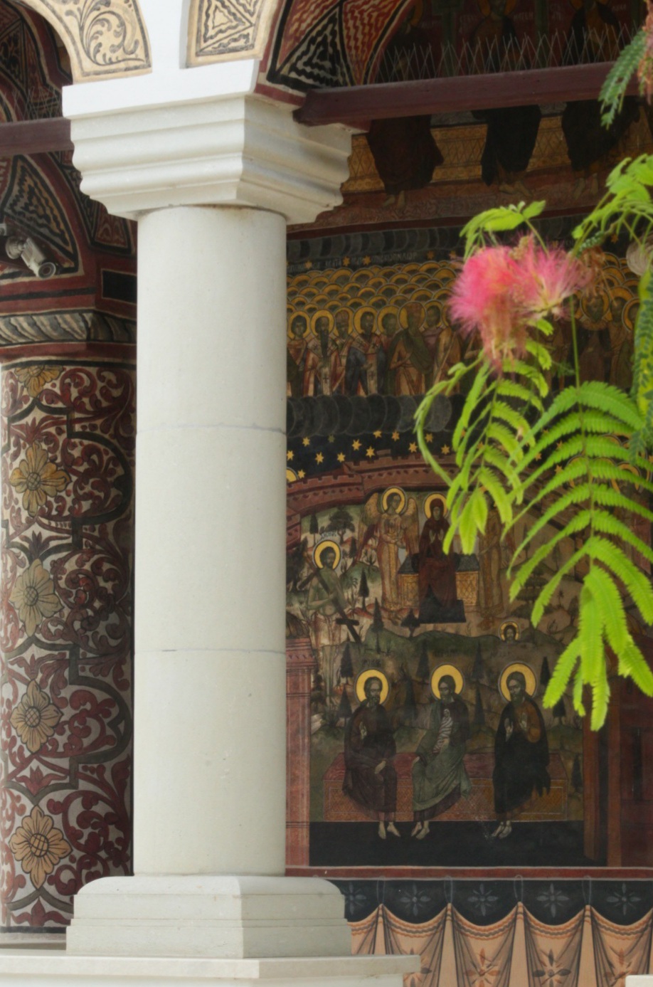 Fresco of an old Church 