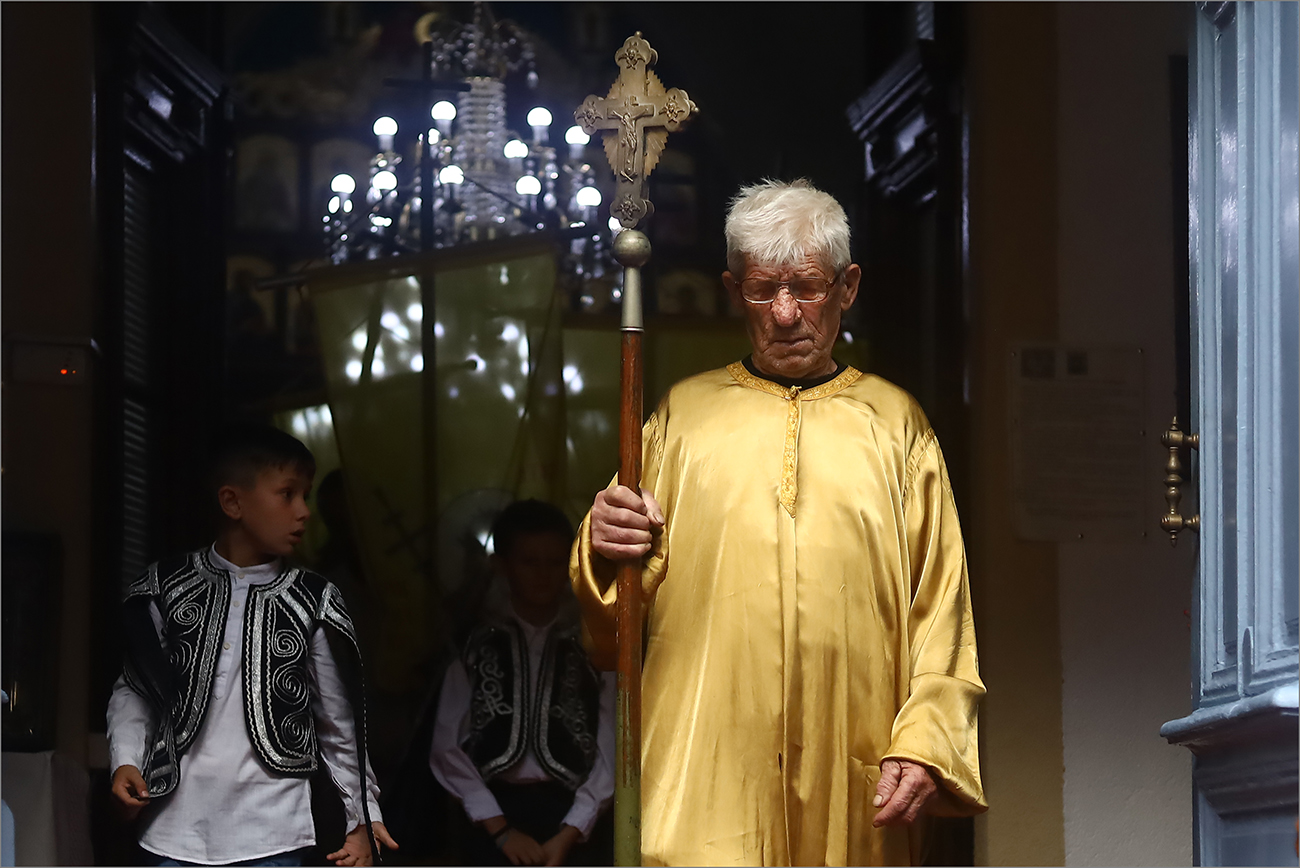 Celebration of St.Clements of Ohrid day at St.Nicholas church of Krusevo