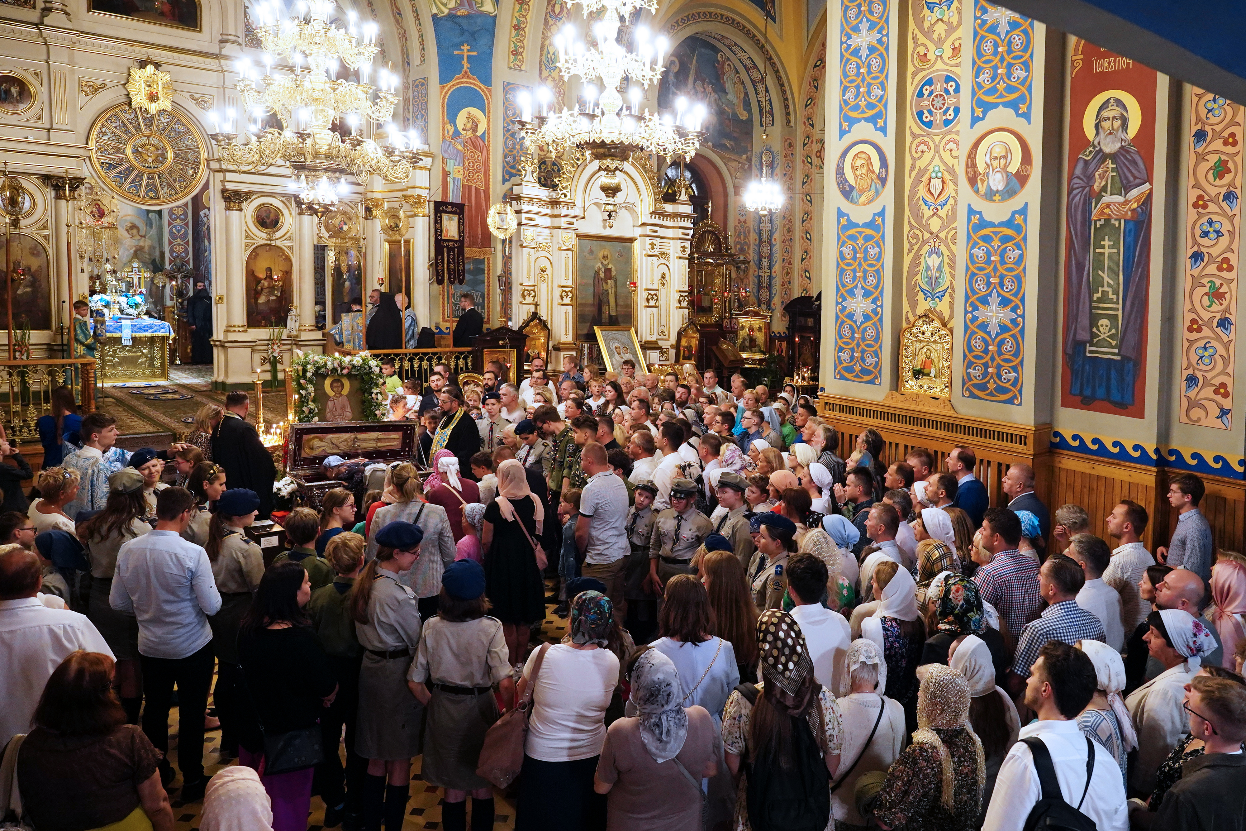St. Martyr Gabriel feast in St. Nicholas Cathedral in Białystok