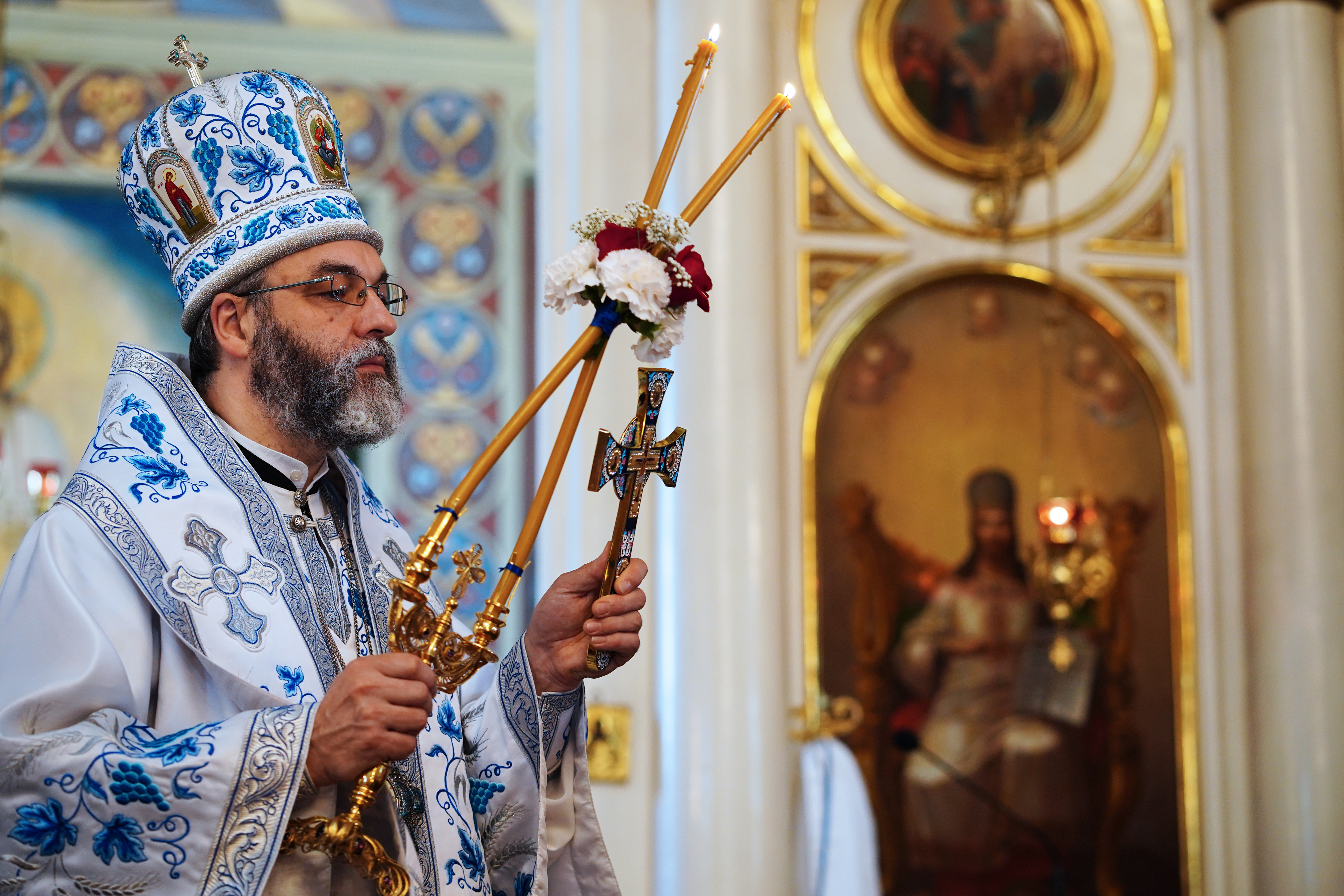 St. Martyr Gabriel feast in St. Nicholas Cathedral in Białystok