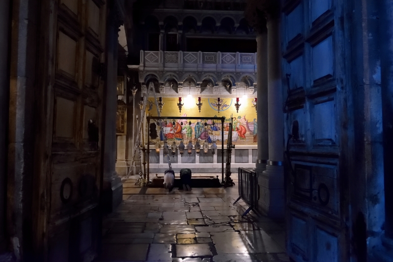Prayer at the Holy Sepulchre Church, May 2023