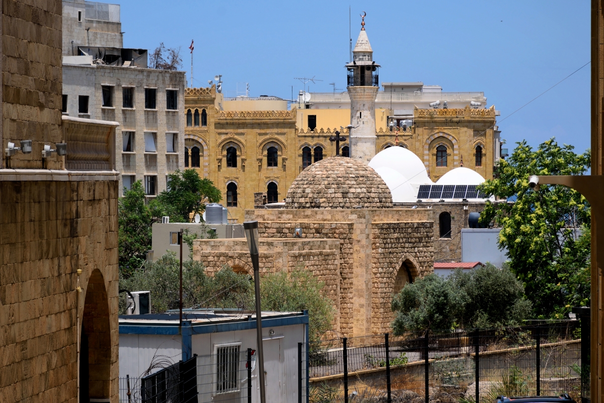 Orthodox chapel in centre of Beirut, 2022