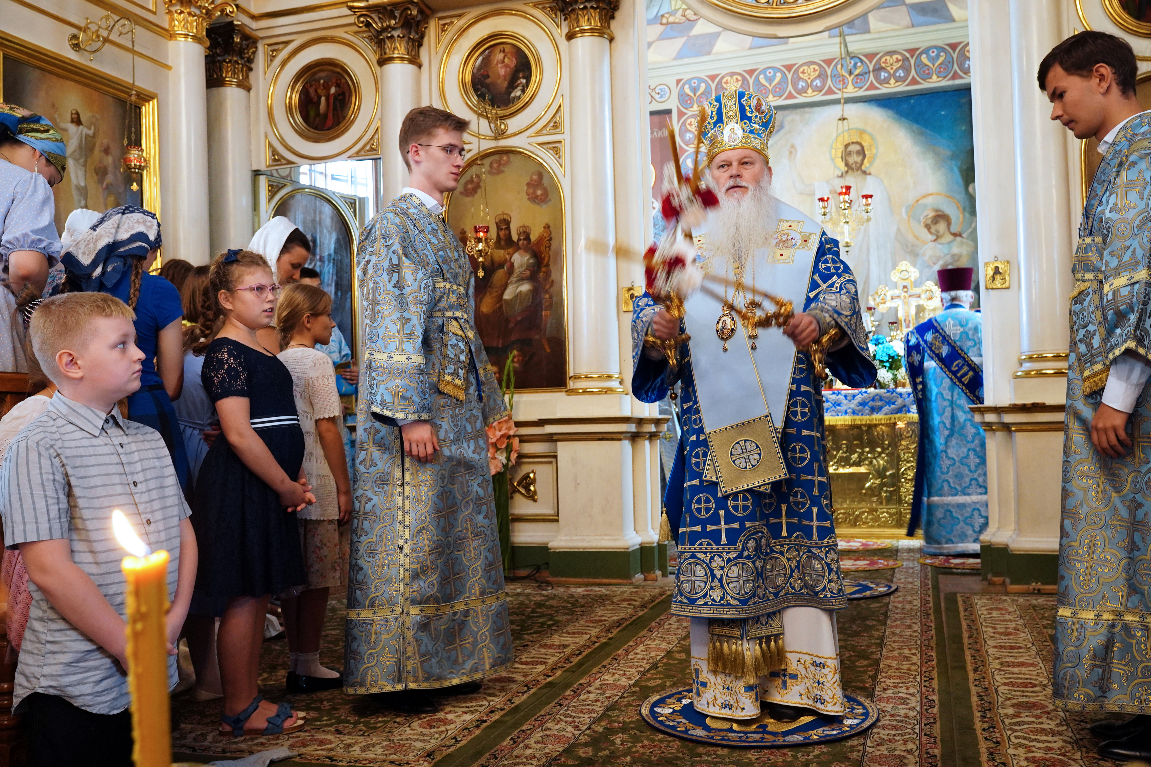 St. Martyr Gabriel feast in St. Nicholas Cathedral in Białystok