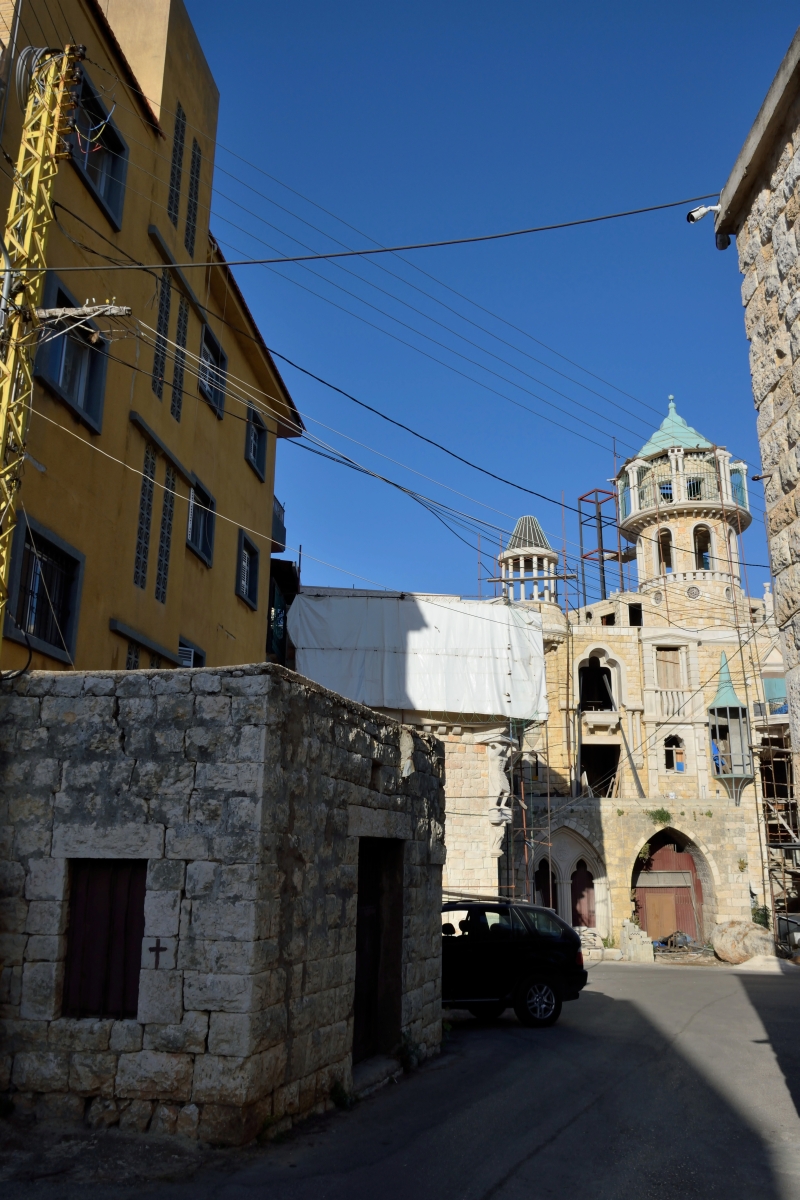 Cross on the wall - Orthodox town Amioun, 2022