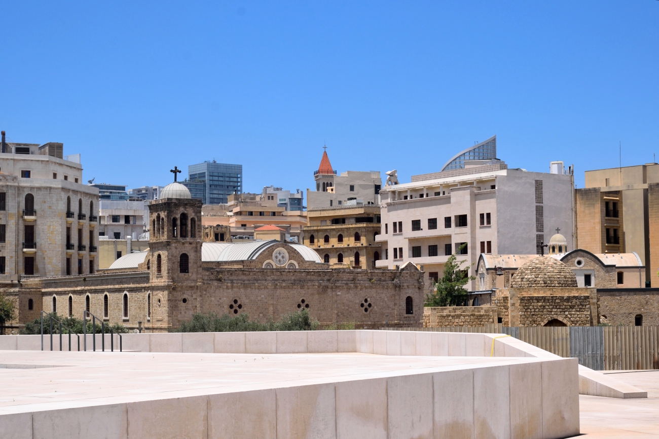 Orthodoxy in centre of Beirut: saint George cathedral and the chapel 