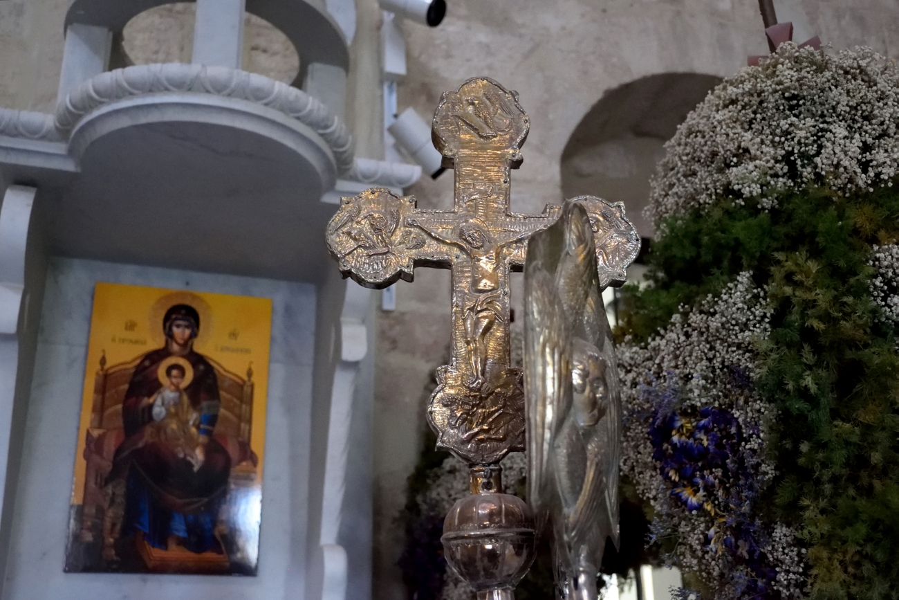 Cross in the Theotokos church in Amioun
