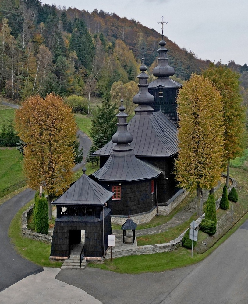 Łemkowska Cerkiew, Lemko-Rusyn Church, Banica, Poland