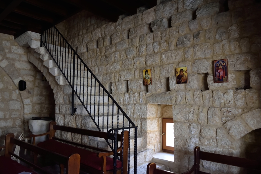Orthodox church interior in Amioun 2022