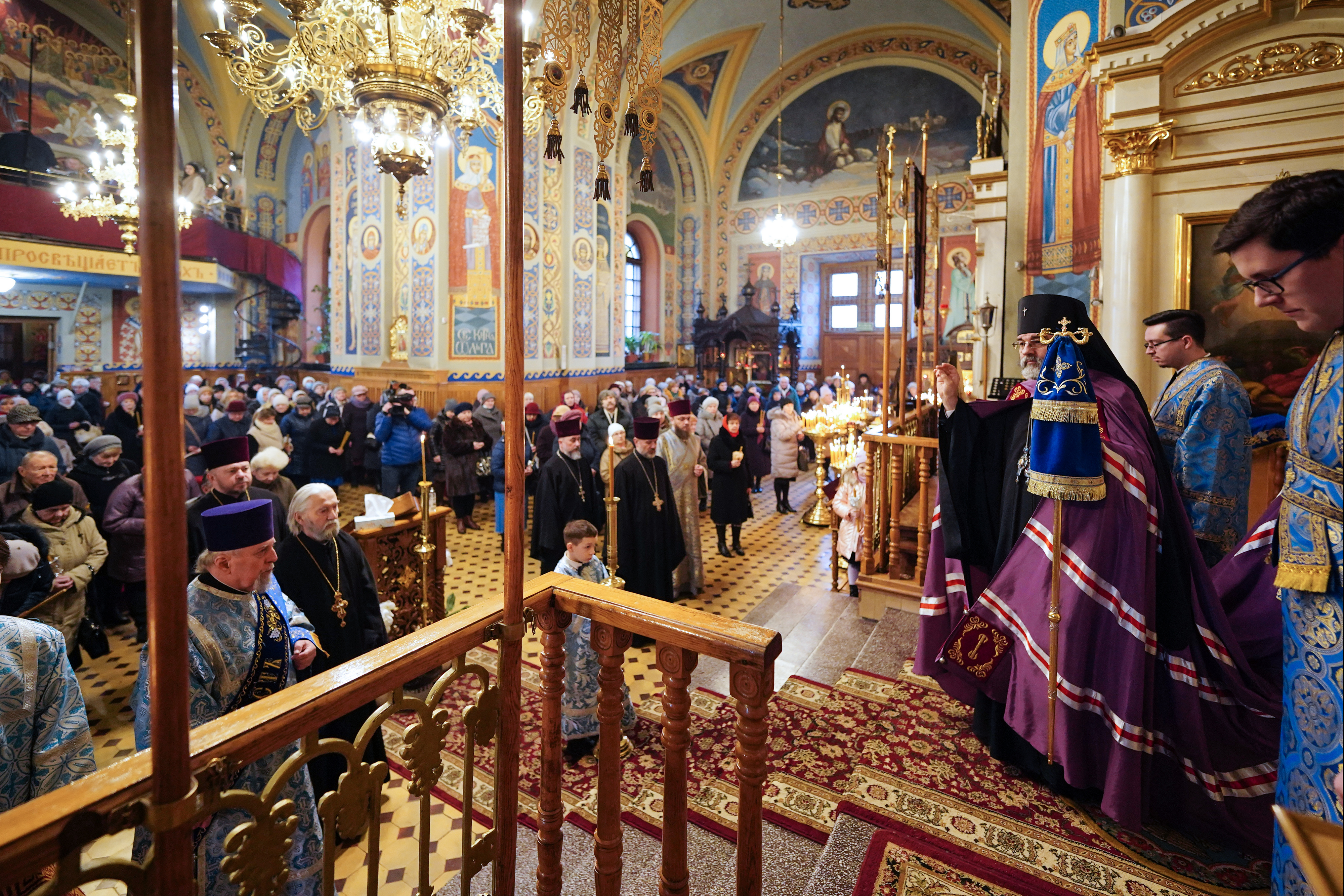 The Meeting of the Lord in the Temple feast in St. Nicholas Cathedral in Białystok