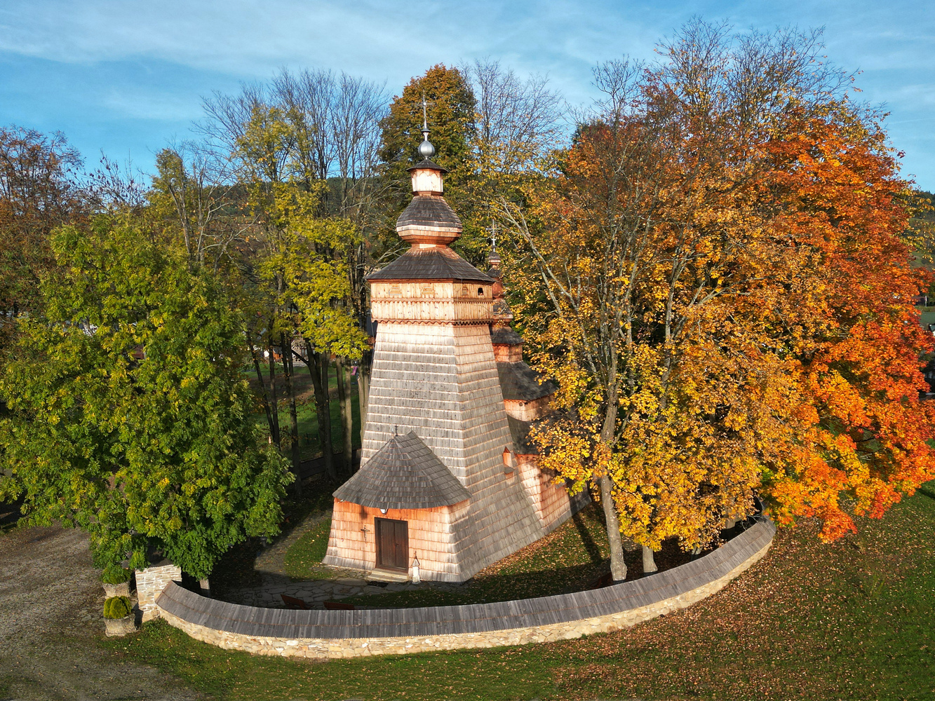 Łemkowska Cerkiew, Lemko - Rusyn Church, Powroźnik, Poland