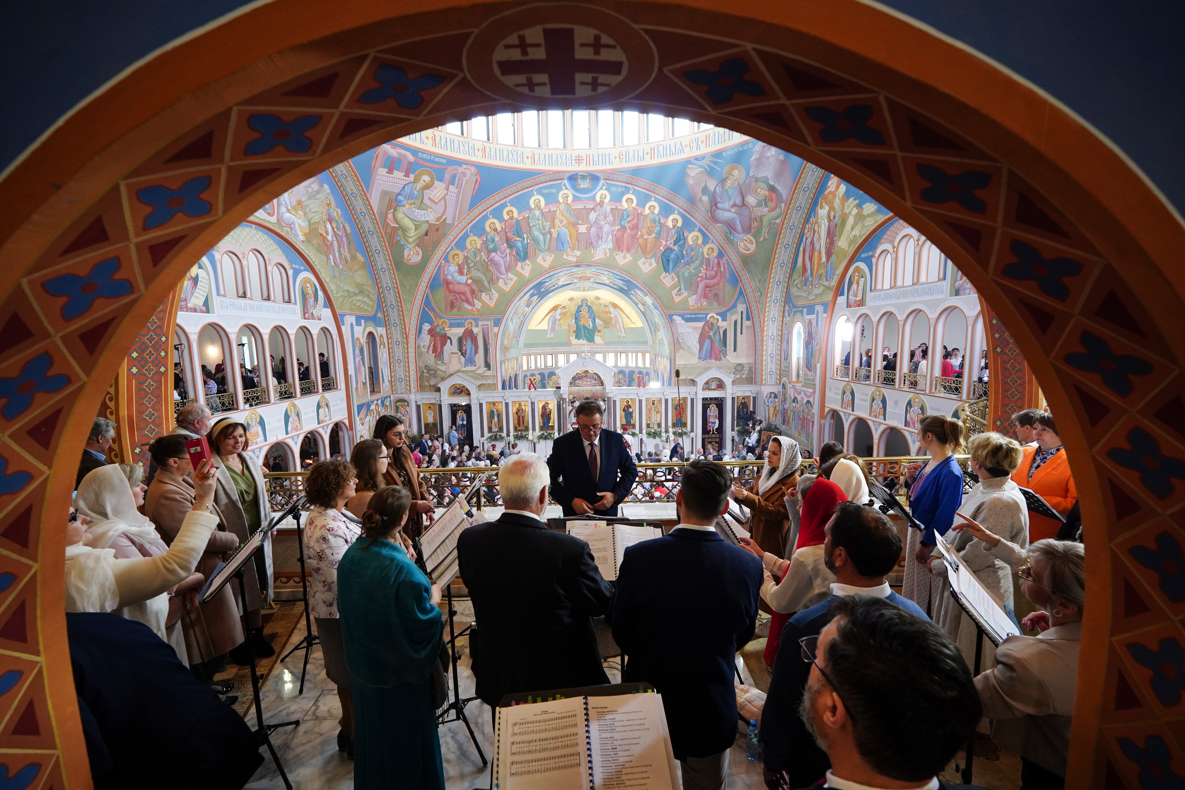 The feast of consecration of Hagia Sophia Orthodox church in Warsaw, 2023 