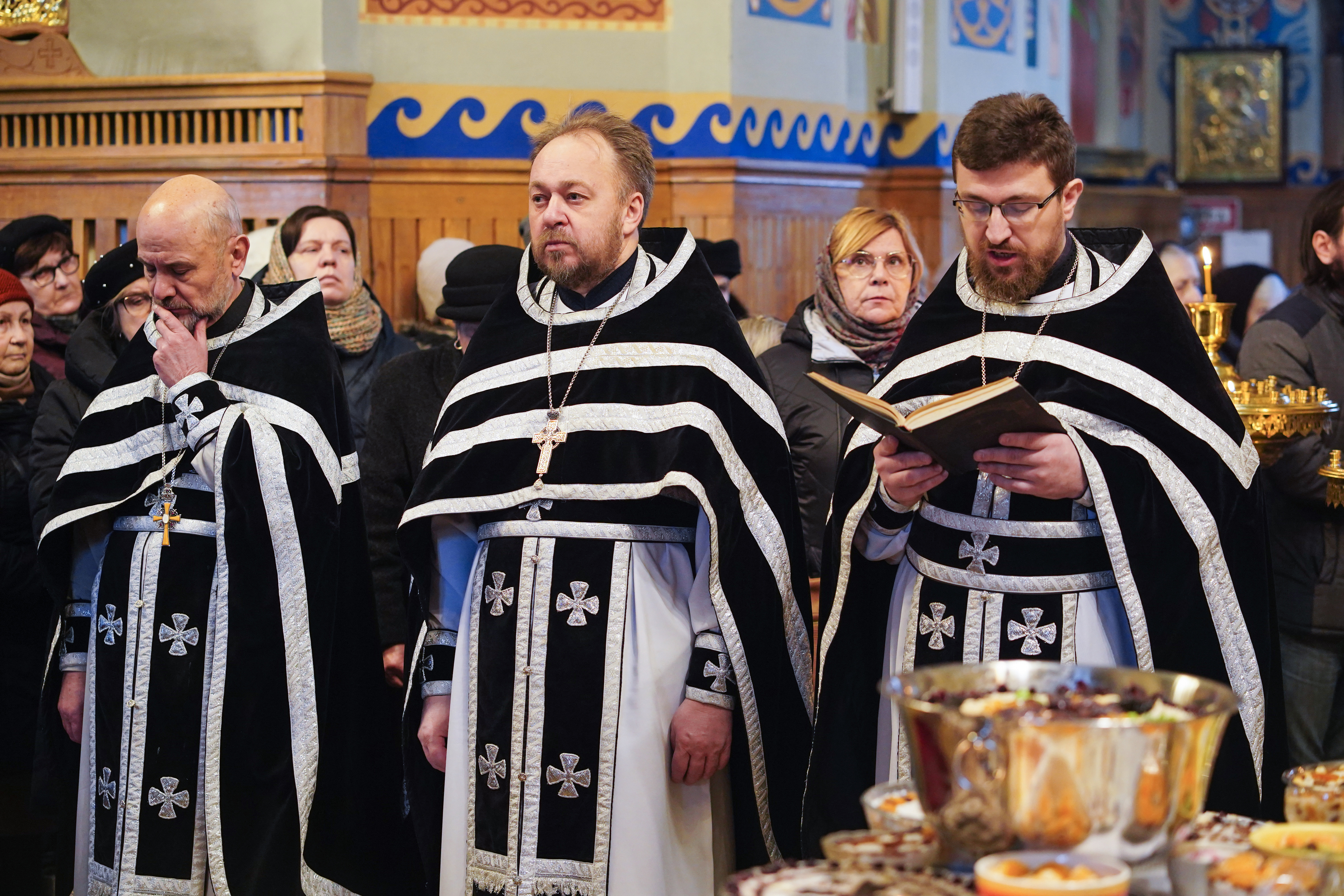 Blessing of kolivo in the momory of St. Thedore Thyrone in St. Nicholas Cathedral in Białystok