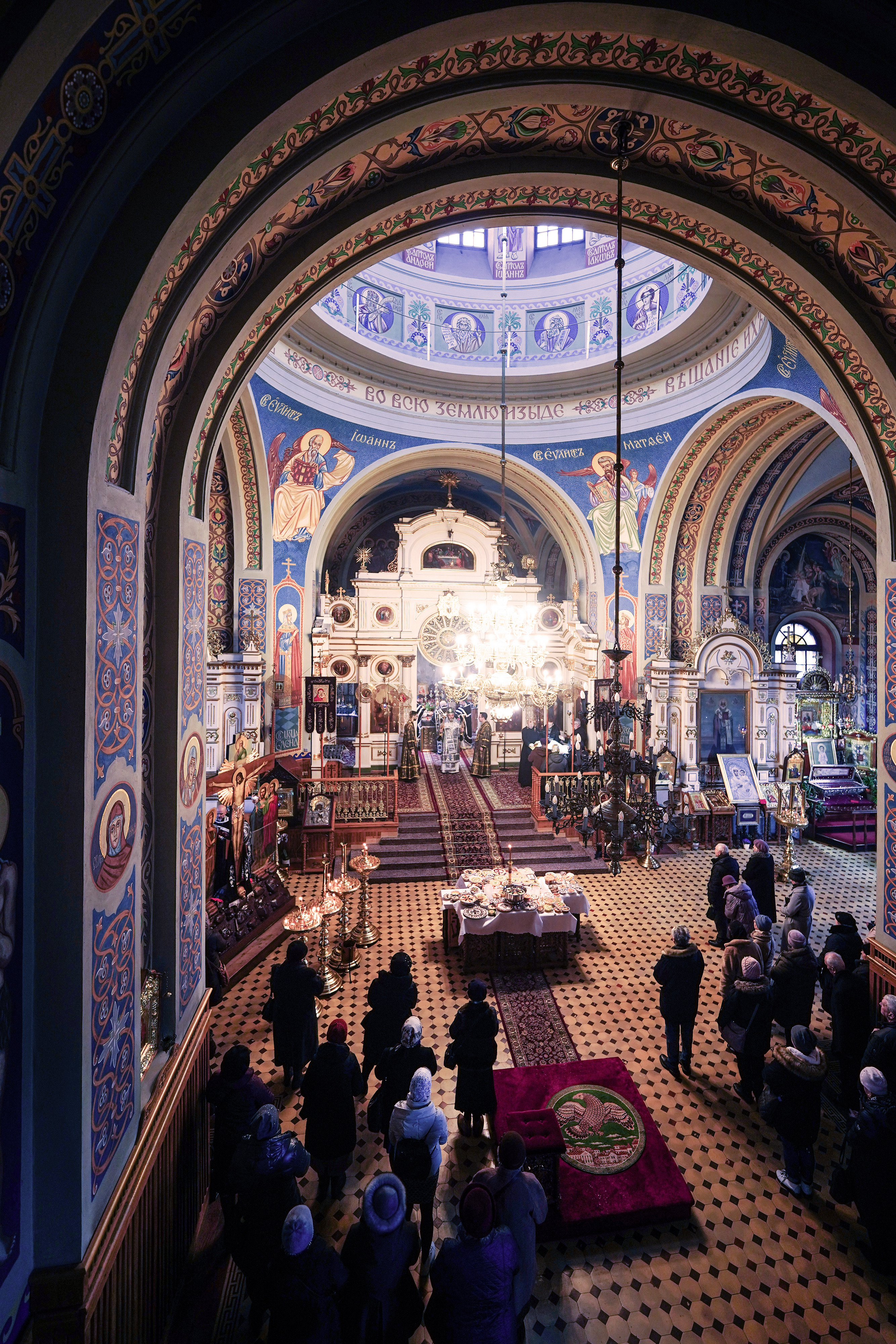 Blessing of kolivo in the momory of St. Thedore Thyrone in St. Nicholas Cathedral in Białystok