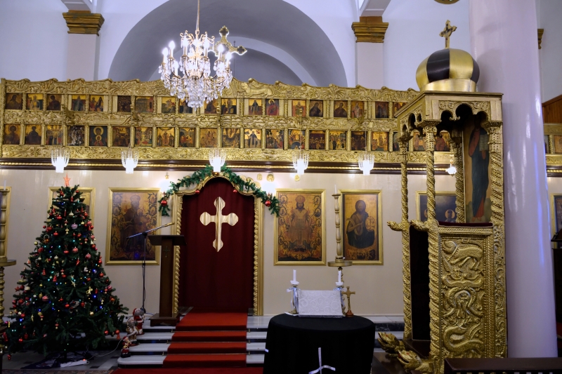 Orthodox church in Iskenderun, Epiphany 2023