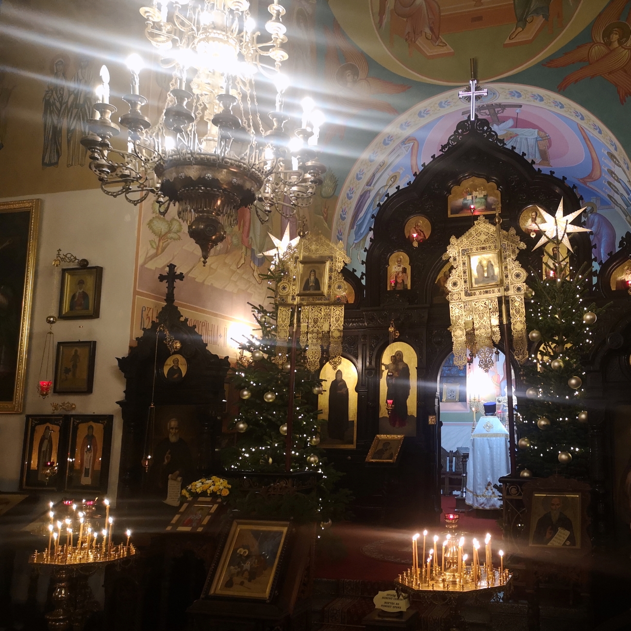 Wieczór Wigilii Bożego Narodzenia w wolskiej cerkwi, 24.12.2023